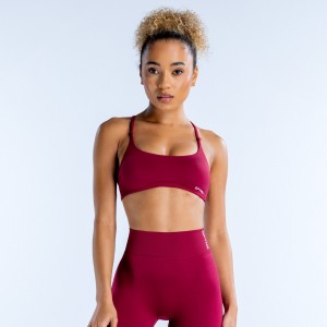 DFYNE Dynamic Twist Back Sport BH Damen Fuchsie | 639BXZHPN