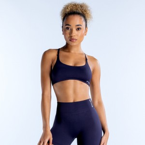 DFYNE Dynamic Twist Back Sport BH Damen Navy | 680XJEFQI