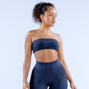 DFYNE Ignite Bandeau Sport BH Damen Grau | 465XCGQLI
