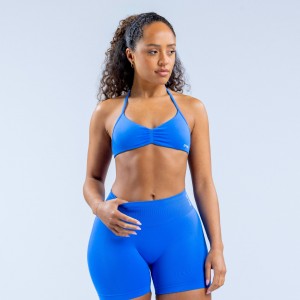 DFYNE Impact Strappy Sport BH Damen Blau | 813GCYJDE