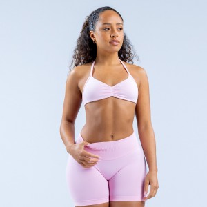 DFYNE Impact Strappy Sport BH Damen Hellrosa Rosa | 239ZNOCXU