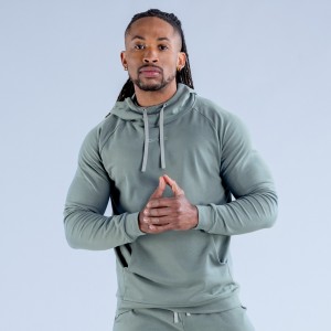 DFYNE Stealth Midweight Hoodie Herren Olivgrün | 652PKGEZY