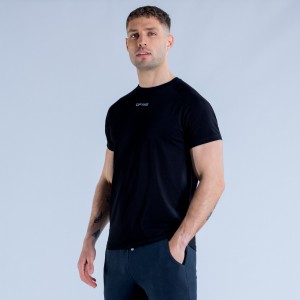 DFYNE Stealth T-Shirt Herren Schwarz | 538XNOTWC
