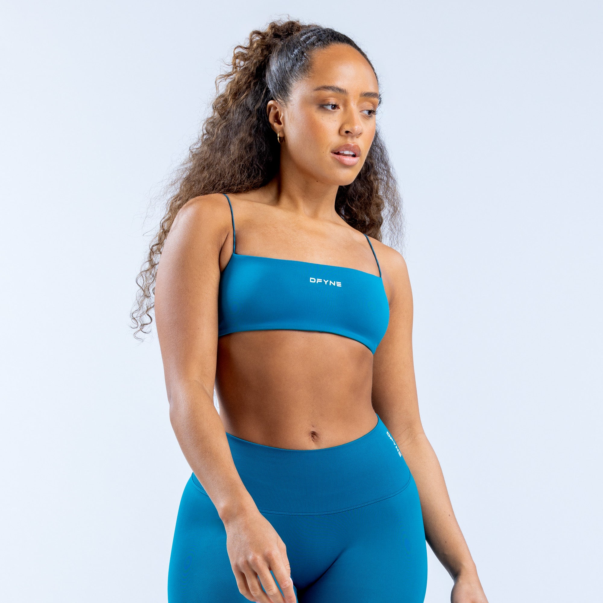 DFYNE Defy Strappy Sport BH Damen Blau | 725NPEHOX