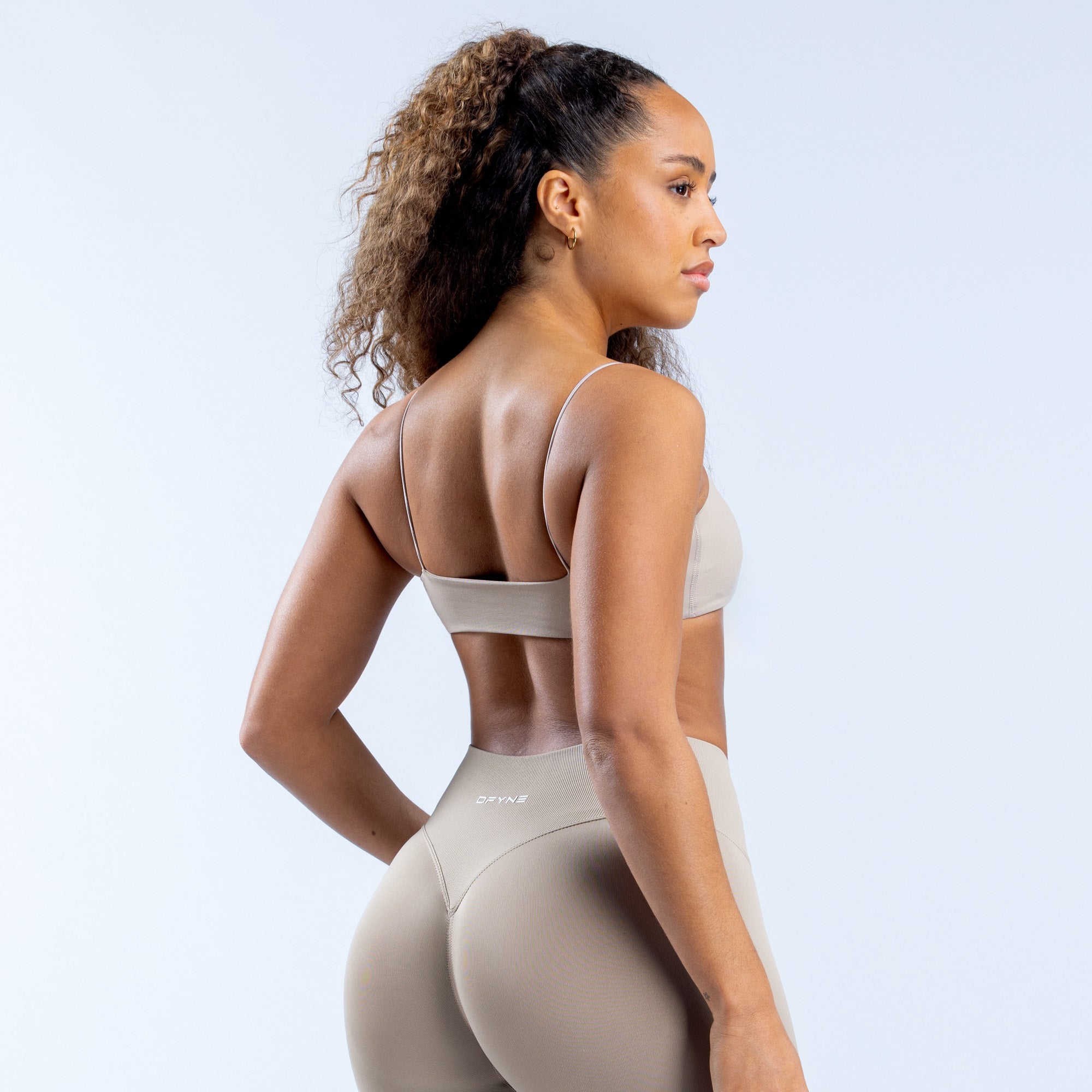 DFYNE Defy Strappy Sport BH Damen Grau | 563OUHARP