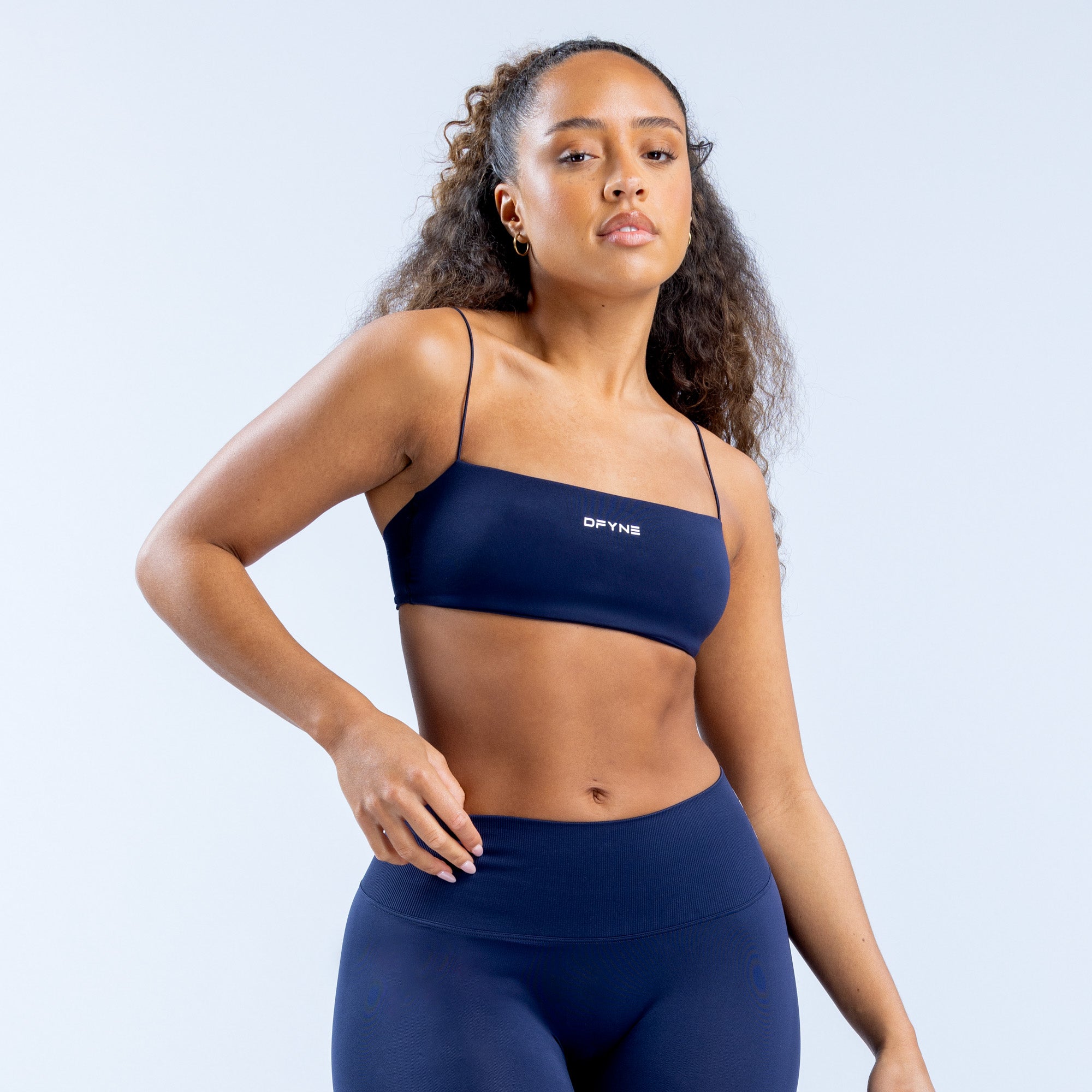 DFYNE Defy Strappy Sport BH Damen Navy | 028EPGMTJ