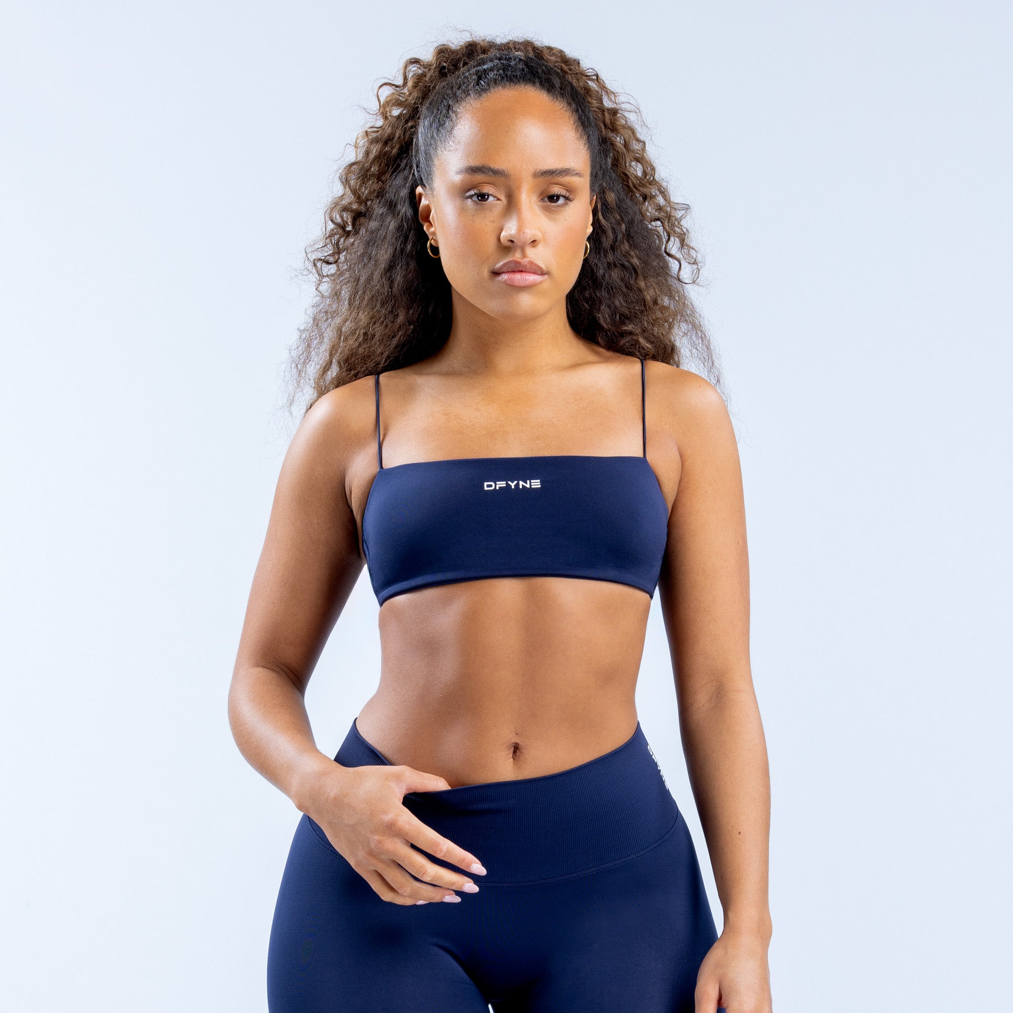 DFYNE Defy Strappy Sport BH Damen Navy | 028EPGMTJ