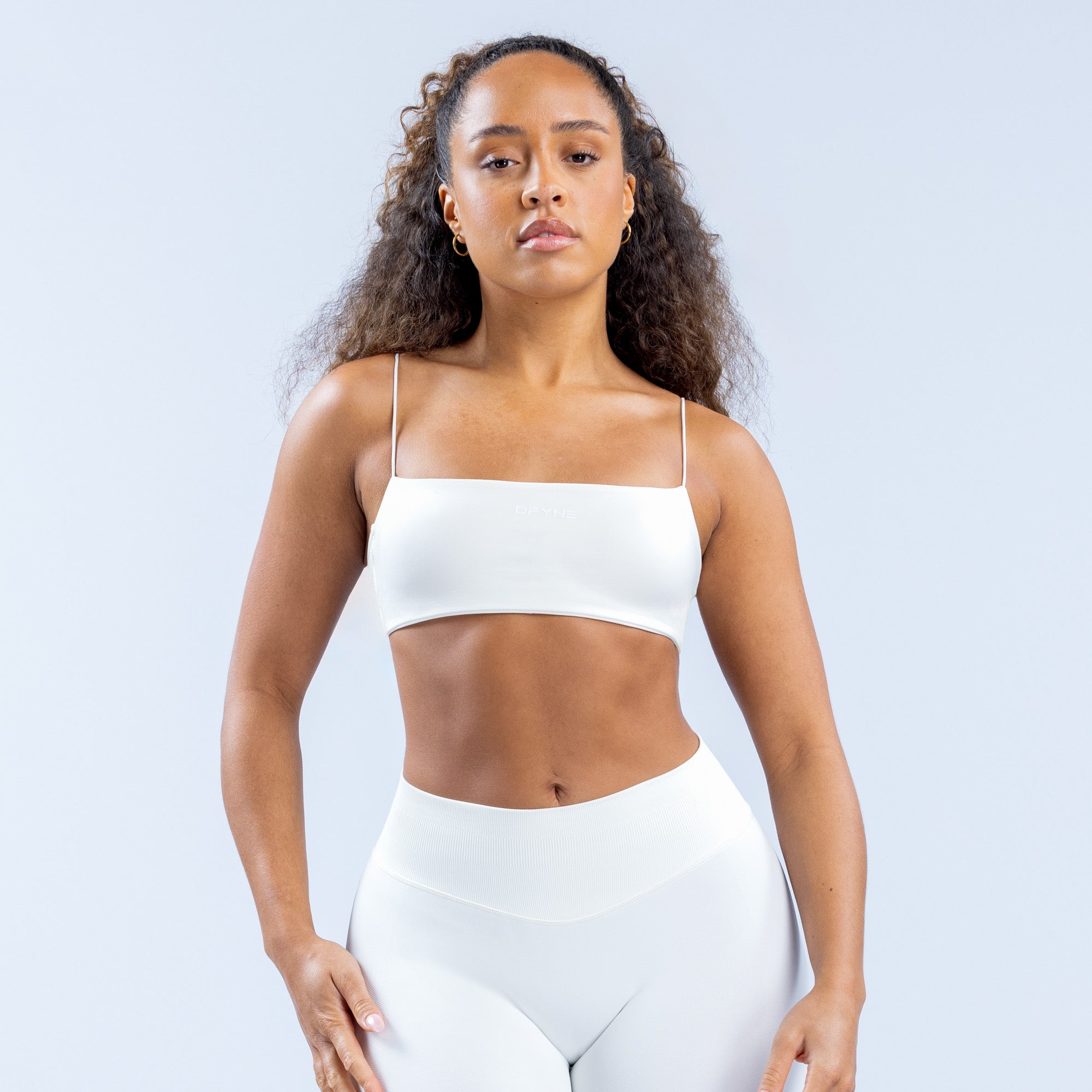 DFYNE Defy Strappy Sport BH Damen Weiß | 871QVMGWS