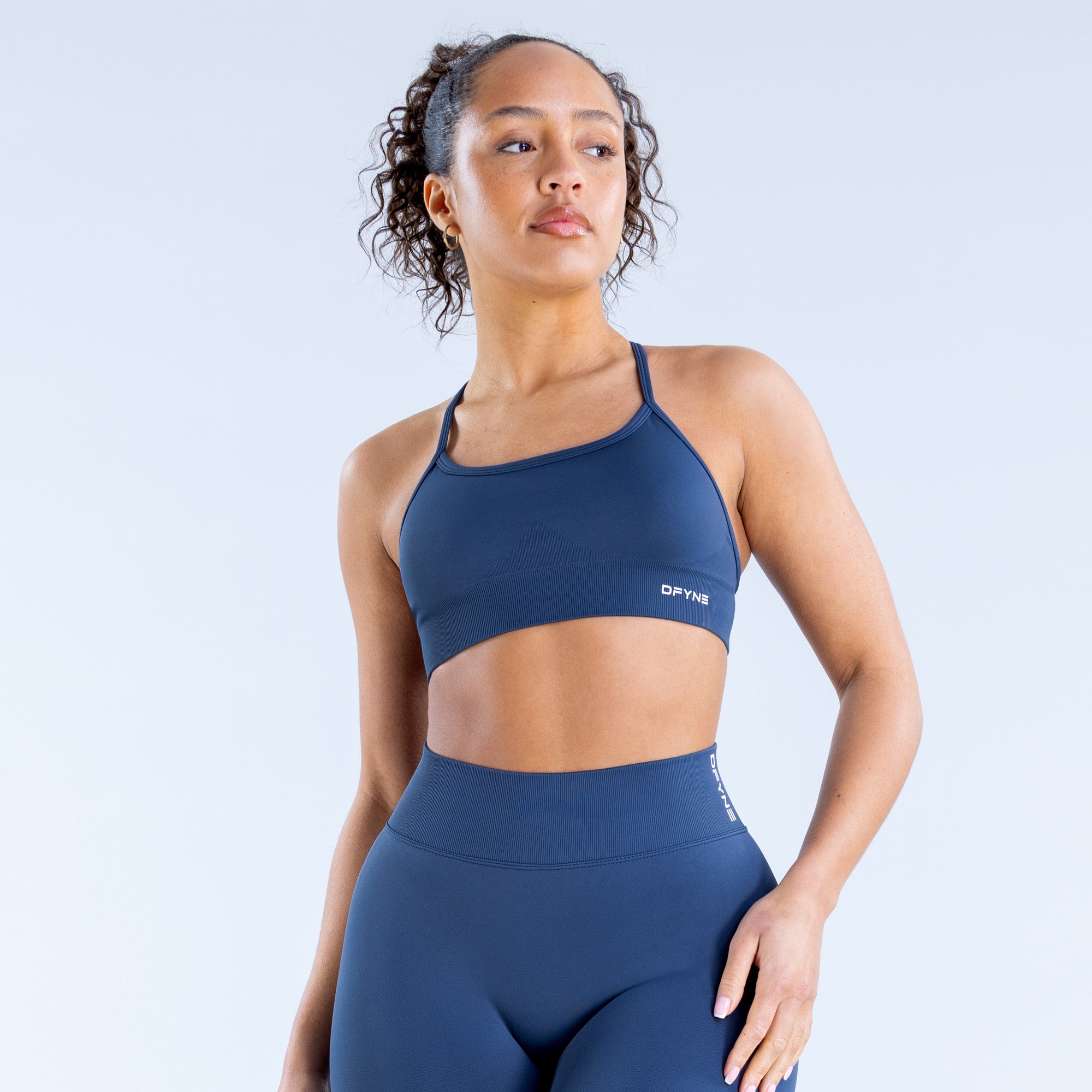 DFYNE Dynamic Backless Sport BH Damen Dunkelblau | 062GOEKRC