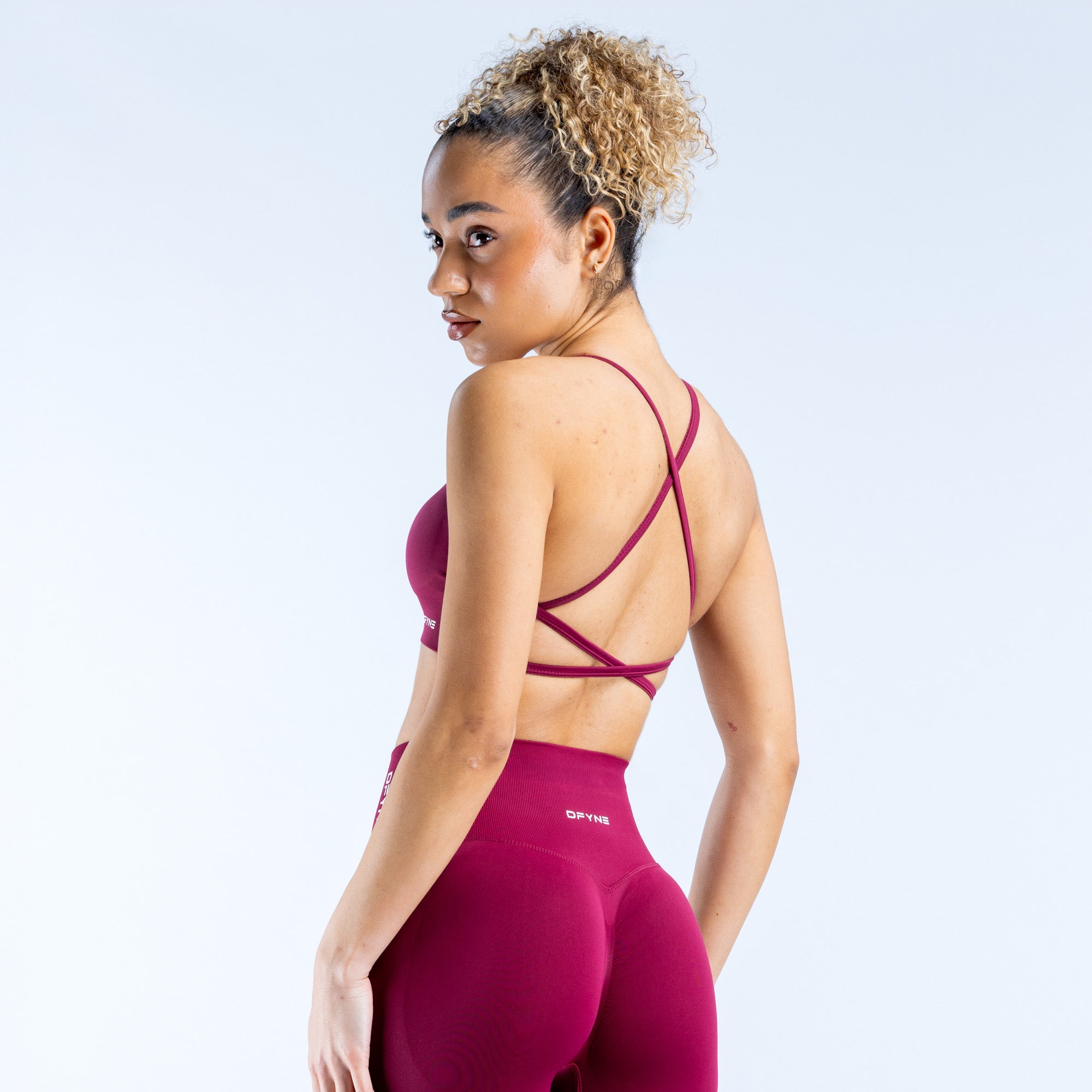 DFYNE Dynamic Backless Sport BH Damen Fuchsie | 382LSGPEU