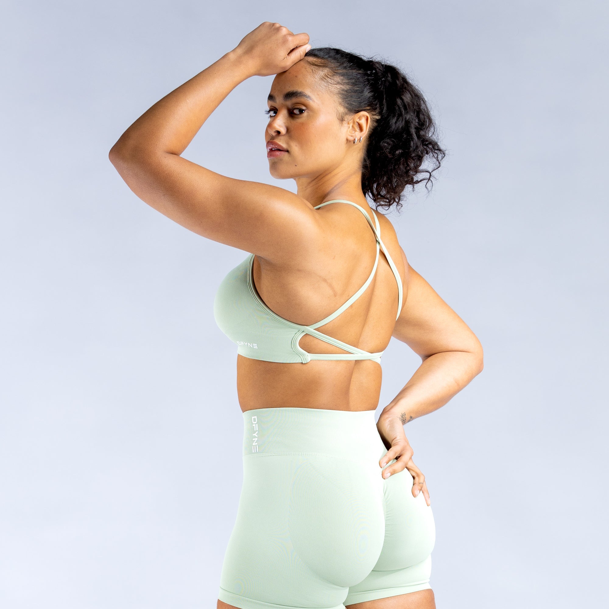 DFYNE Dynamic Backless Sport BH Damen Grün | 450RHOAEN