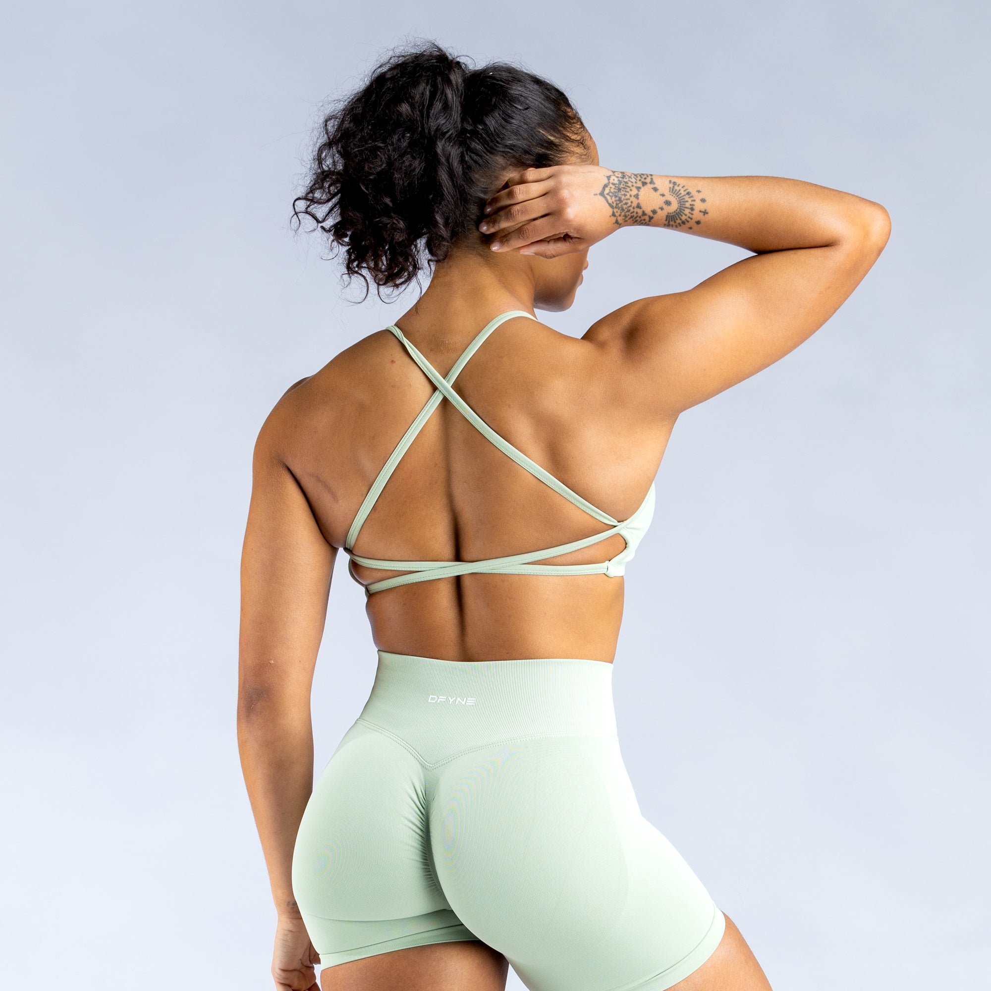 DFYNE Dynamic Backless Sport BH Damen Grün | 450RHOAEN