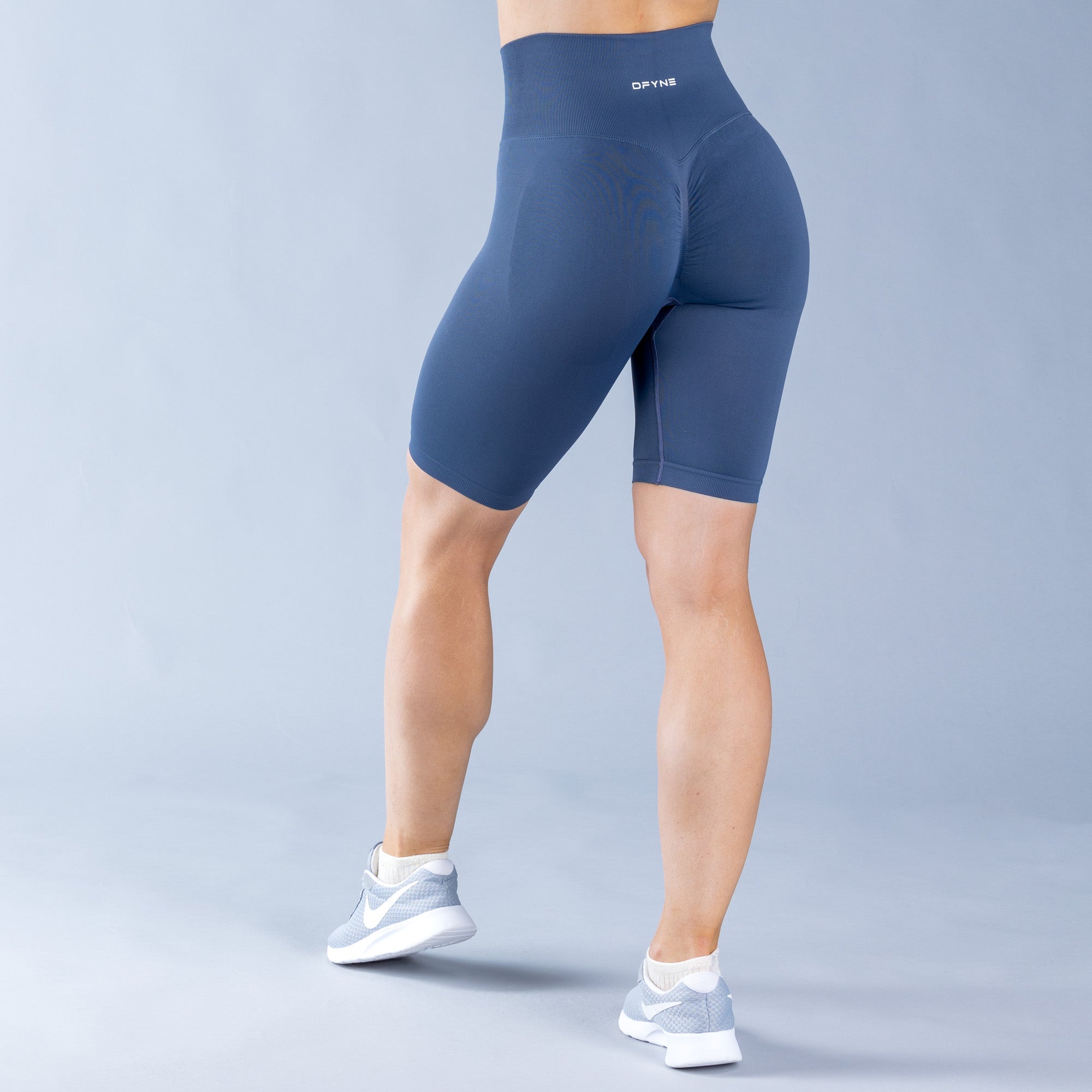 DFYNE Dynamic Kurze Hose Damen Dunkelblau | 973PMJQWK