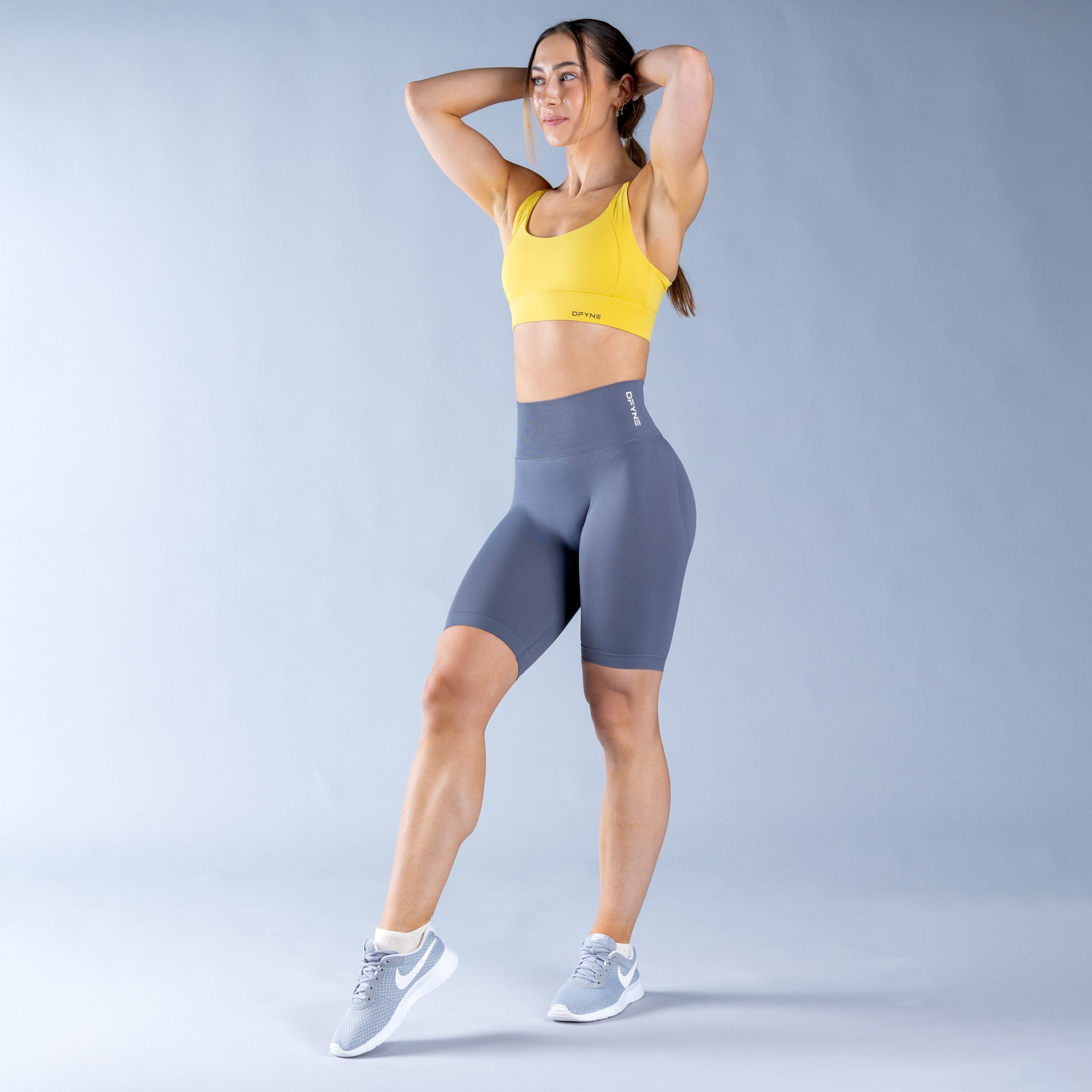 DFYNE Dynamic Kurze Hose Damen Dunkelgrau | 936GSENLW