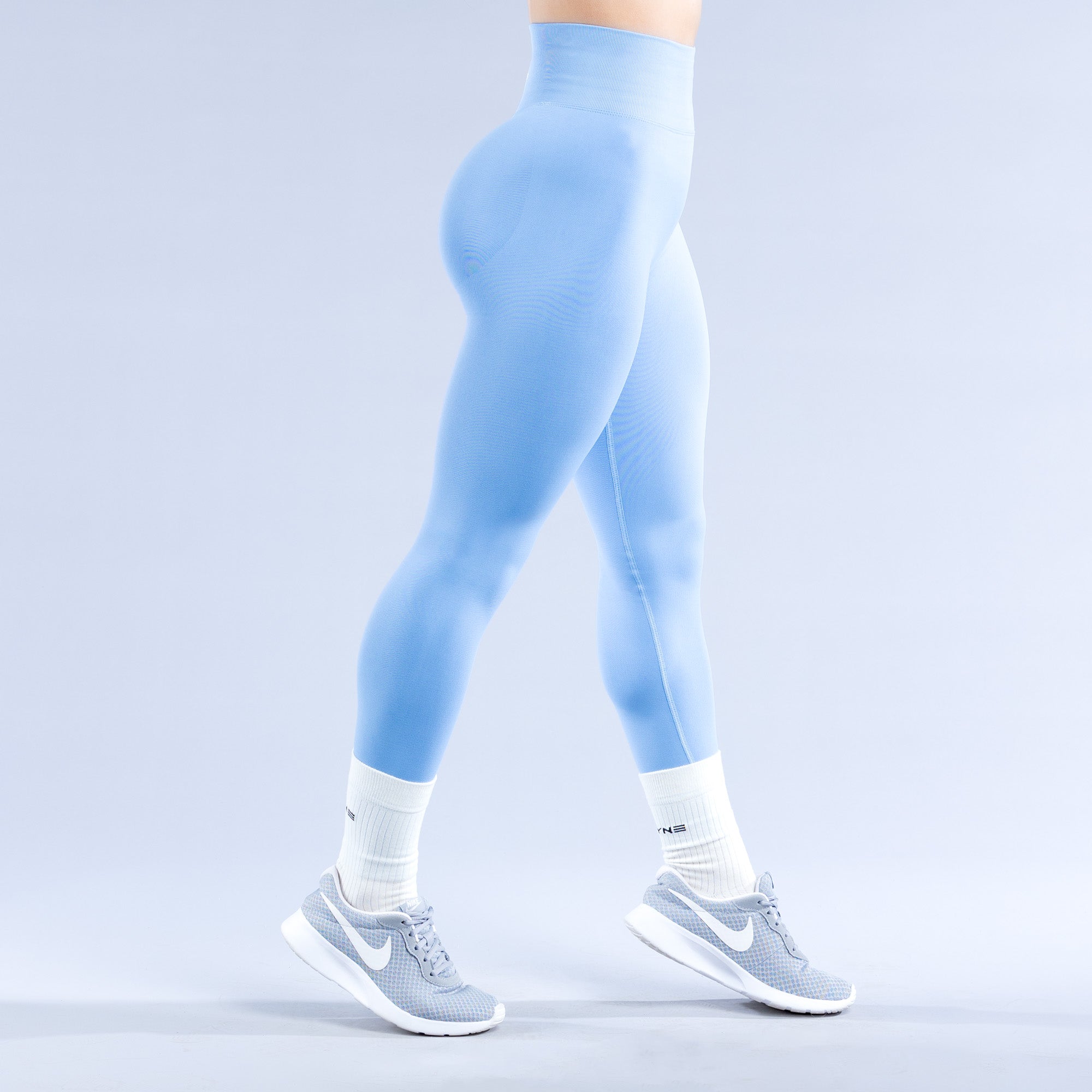 DFYNE Dynamic Leggings Damen Blau | 246APWMLZ