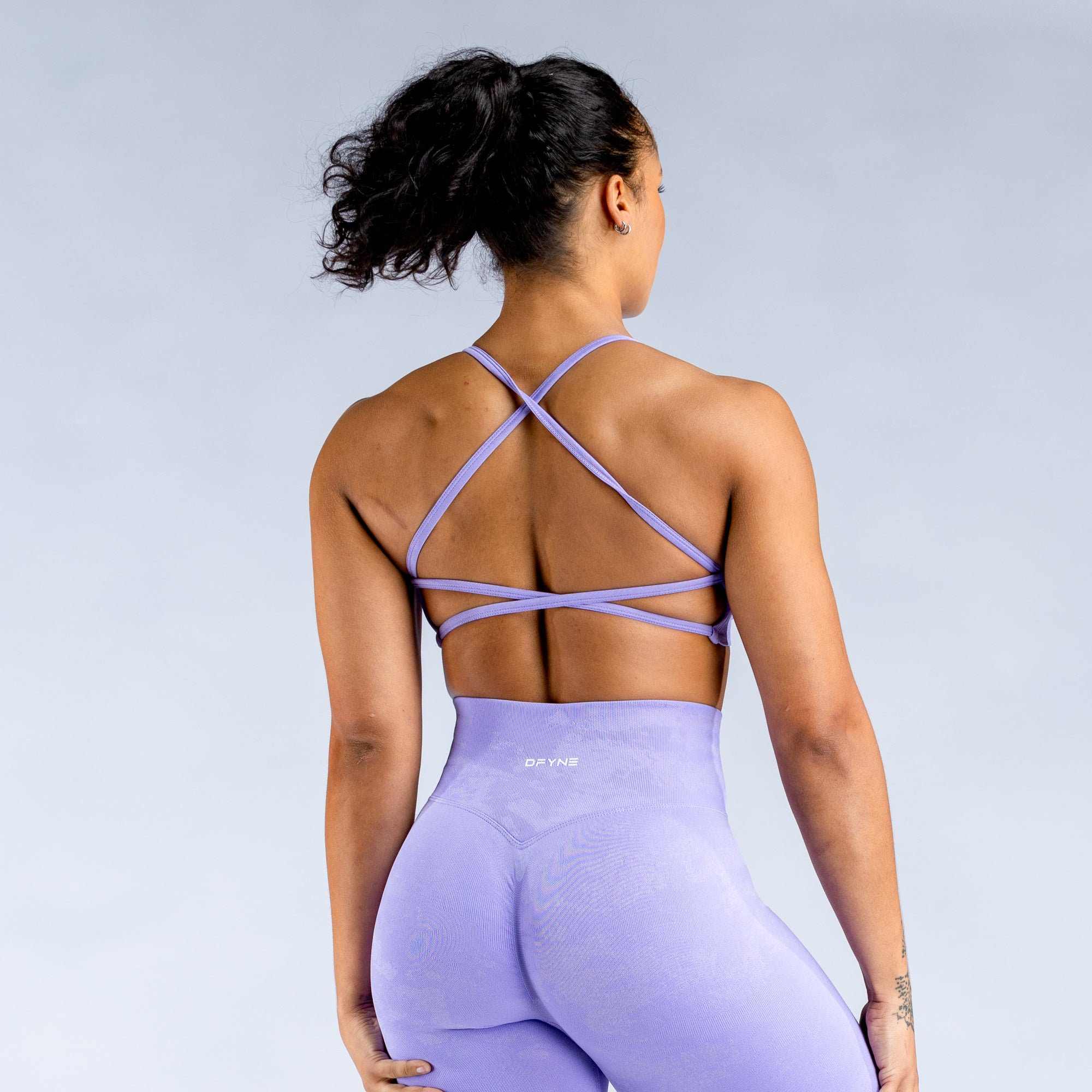 DFYNE Dynamic Mist Backless Sport BH Damen Weiß | 620PJLGHU