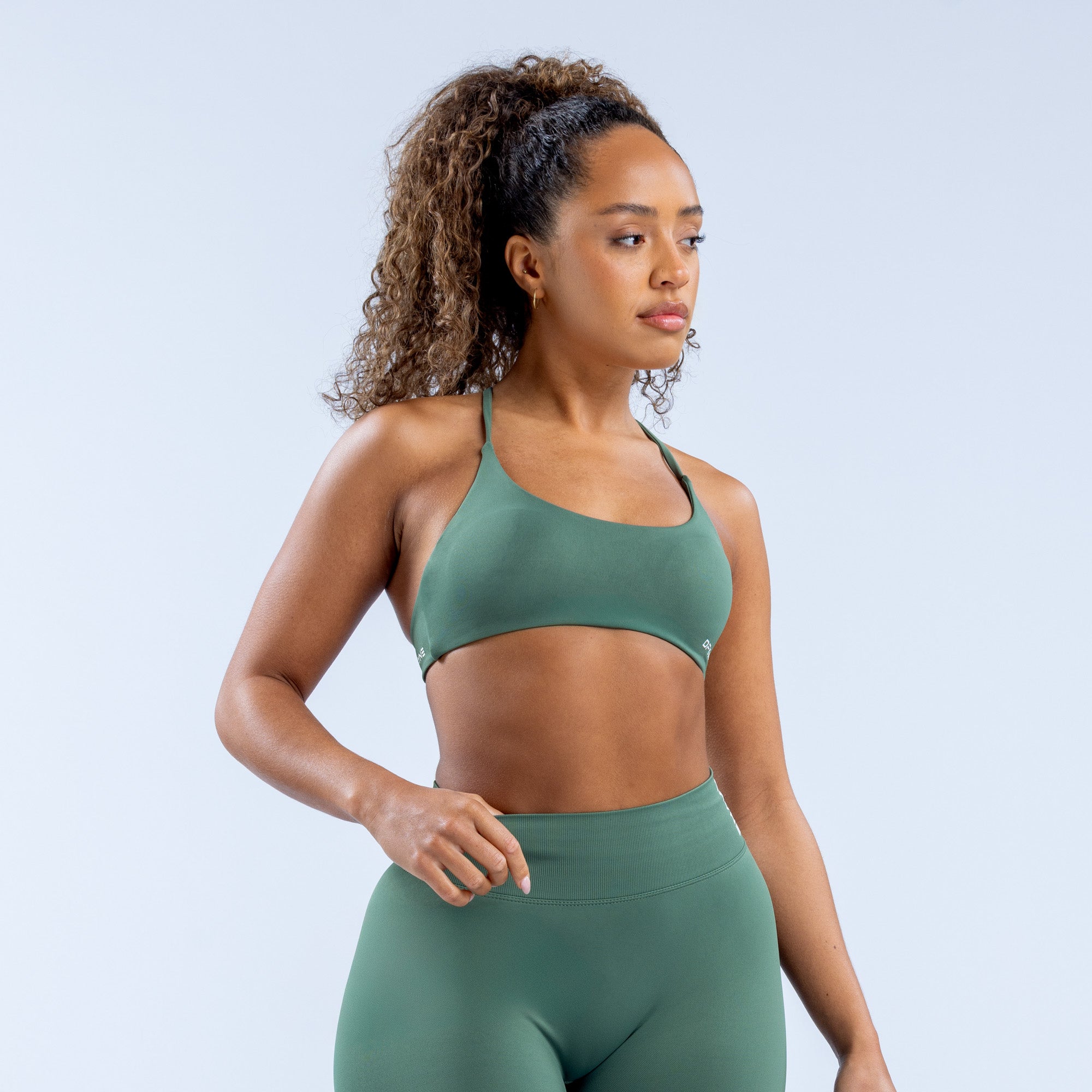 DFYNE Dynamic Twist Back Sport BH Damen Grün | 693PLUWEI