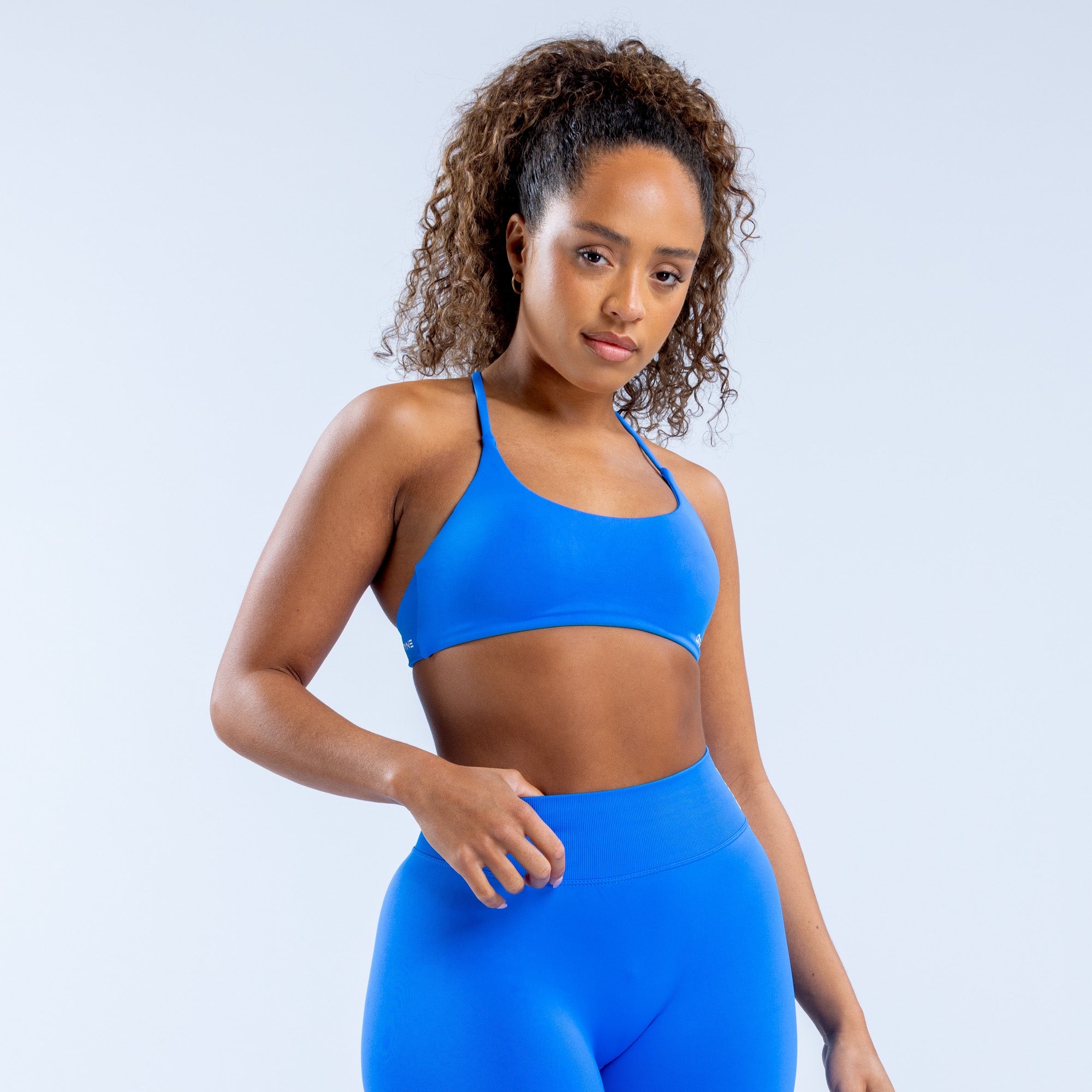 DFYNE Dynamic Twist Back Sport BH Damen Blau | 590DVXOUY
