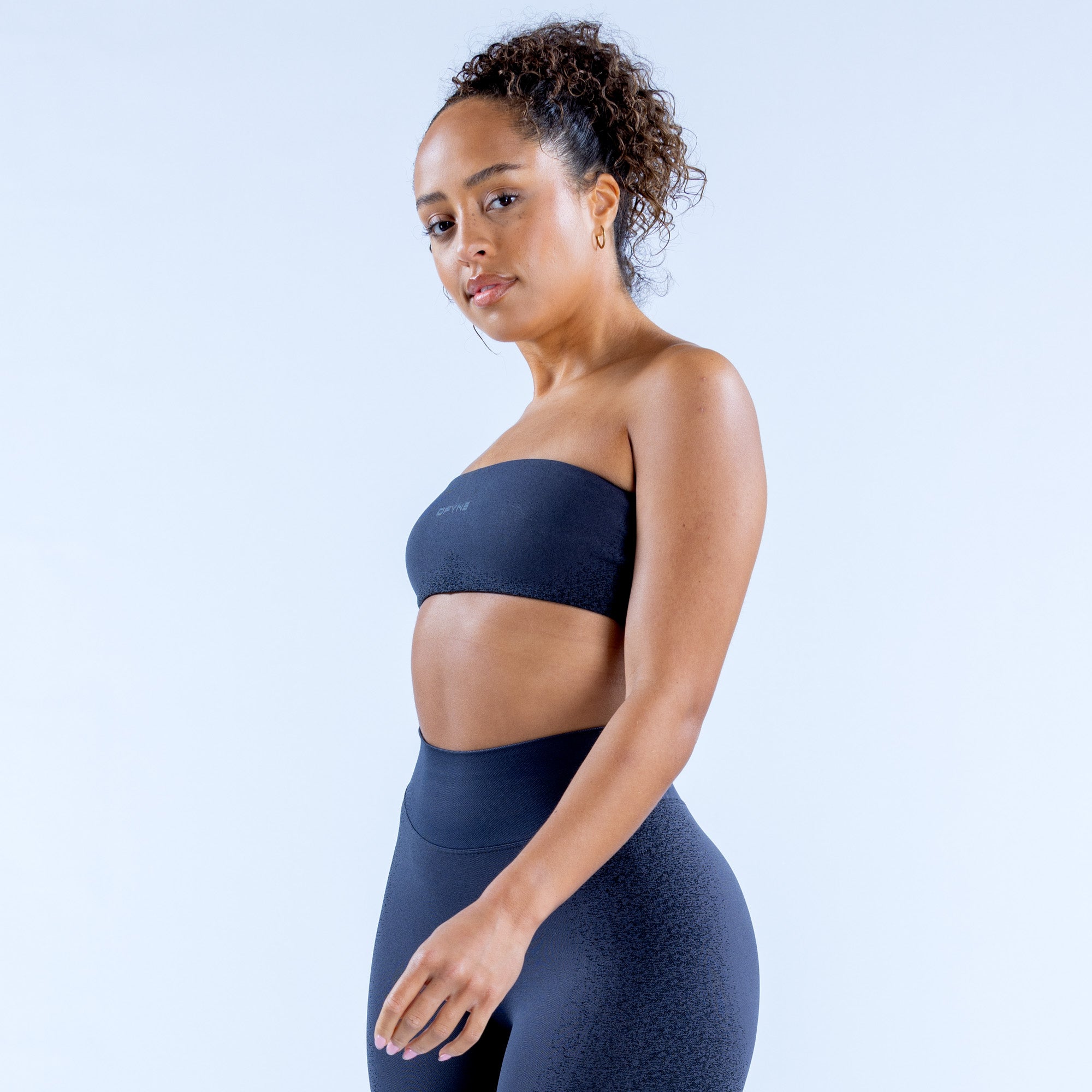 DFYNE Ignite Bandeau Sport BH Damen Grau | 465XCGQLI