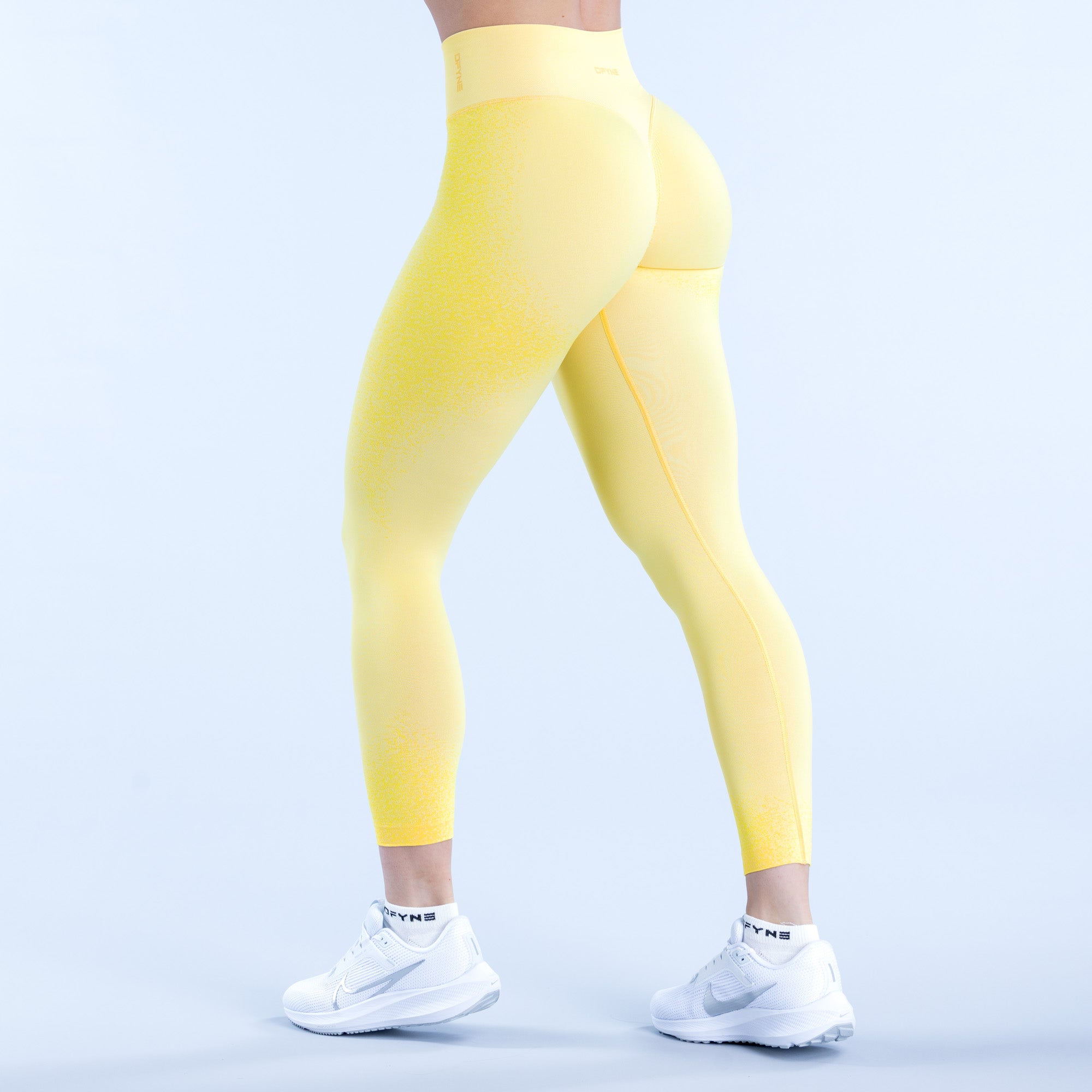 DFYNE Ignite Leggings Damen Zitrone | 834PDFQYT