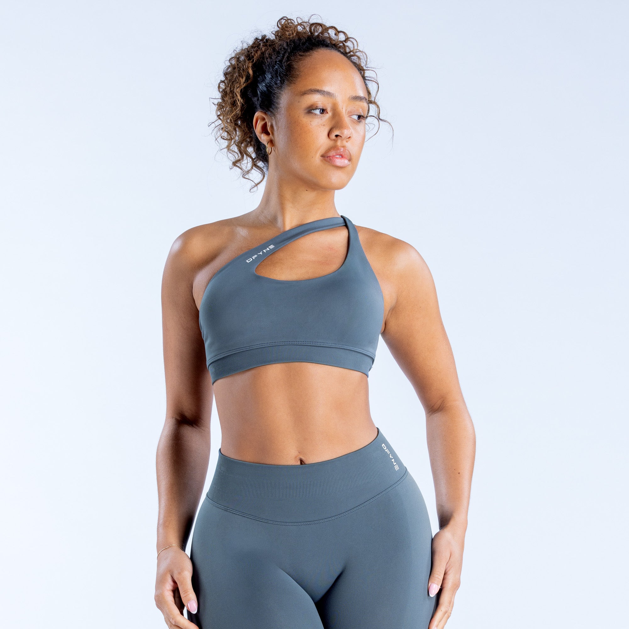 DFYNE Impact Asymmetric Sport BH Damen Grau | 673JQDNOH