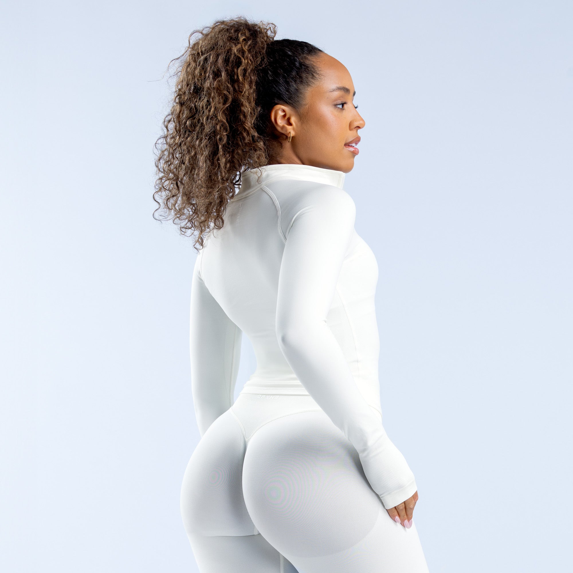 DFYNE Impact Half Zippy Jacken Damen Weiß | 637MULVGS