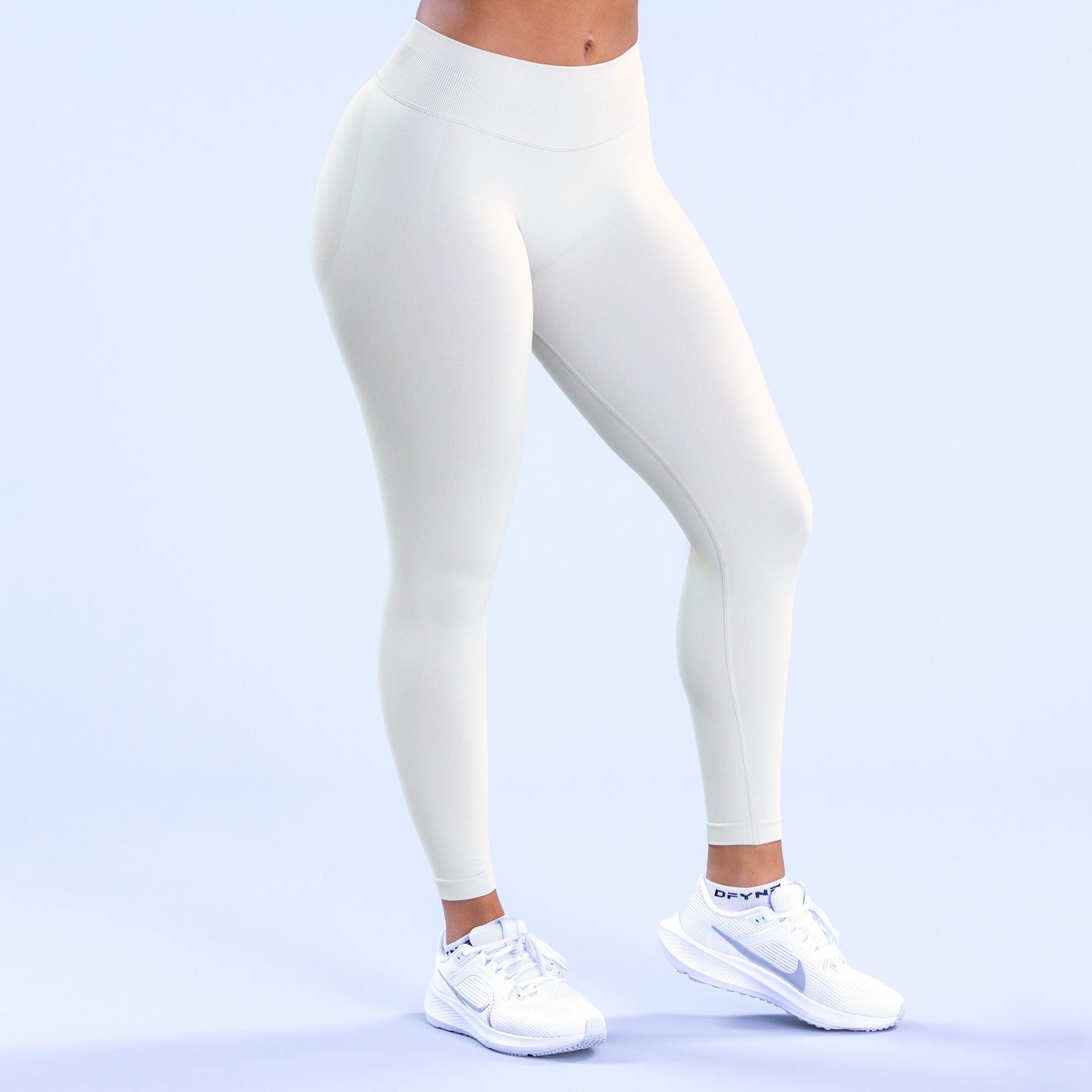DFYNE Impact Leggings Damen Weiß | 489UFPRCJ