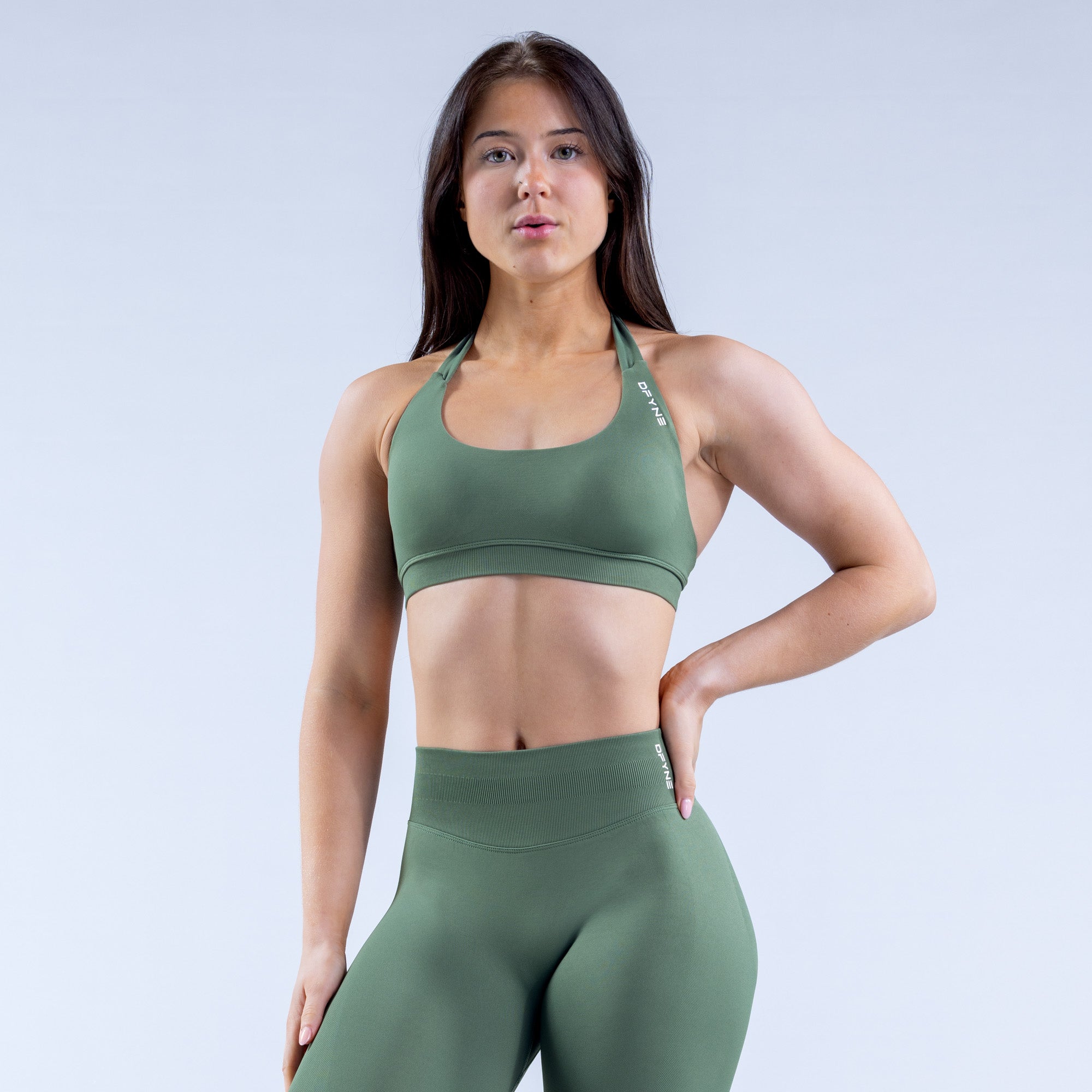 DFYNE Impact Sport BH Damen Grün | 390CTLNXR