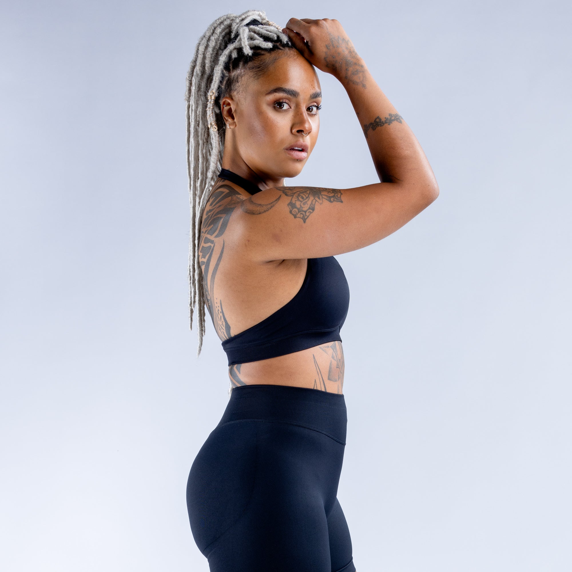 DFYNE Impact Sport BH Damen Schwarz | 645QSYPRJ