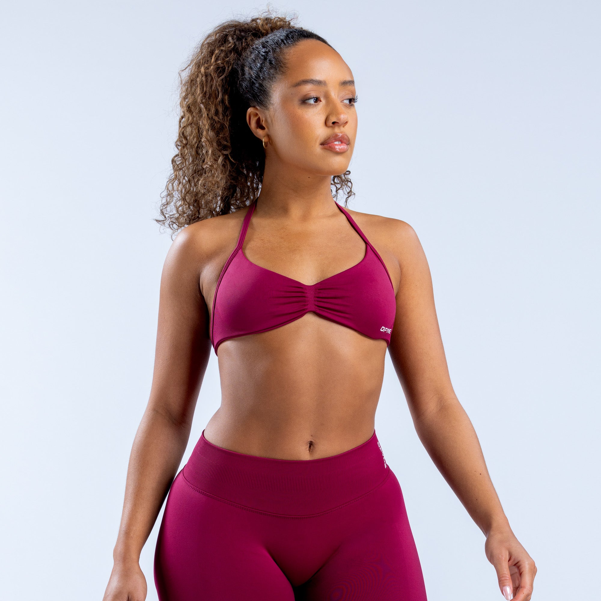 DFYNE Impact Strappy Sport BH Damen Fuchsie | 246QKVNTR