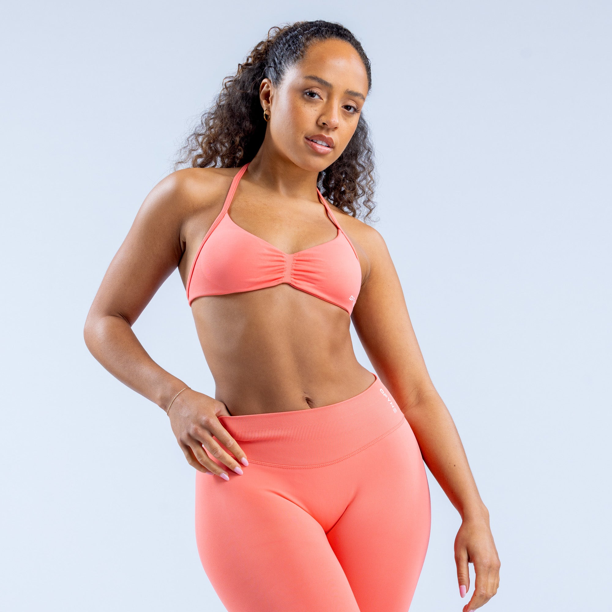 DFYNE Impact Strappy Sport BH Damen Koralle | 637MPKGDN