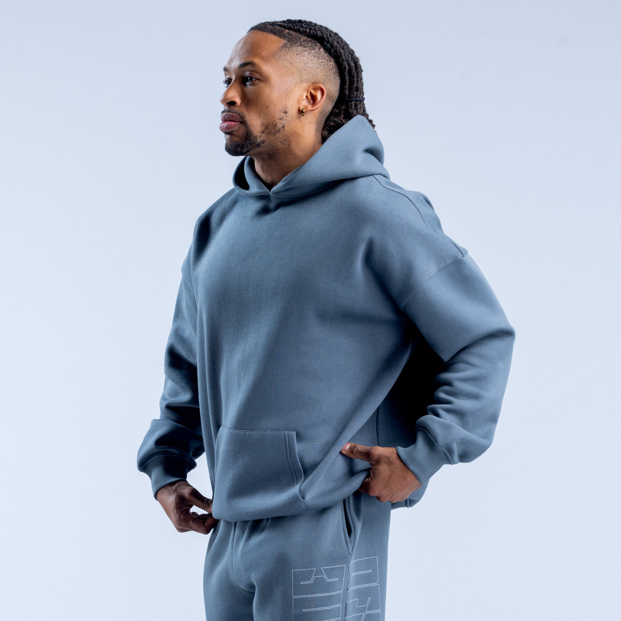 DFYNE Recharge Graphic Hoodie Herren Grau | 943ZTECLM