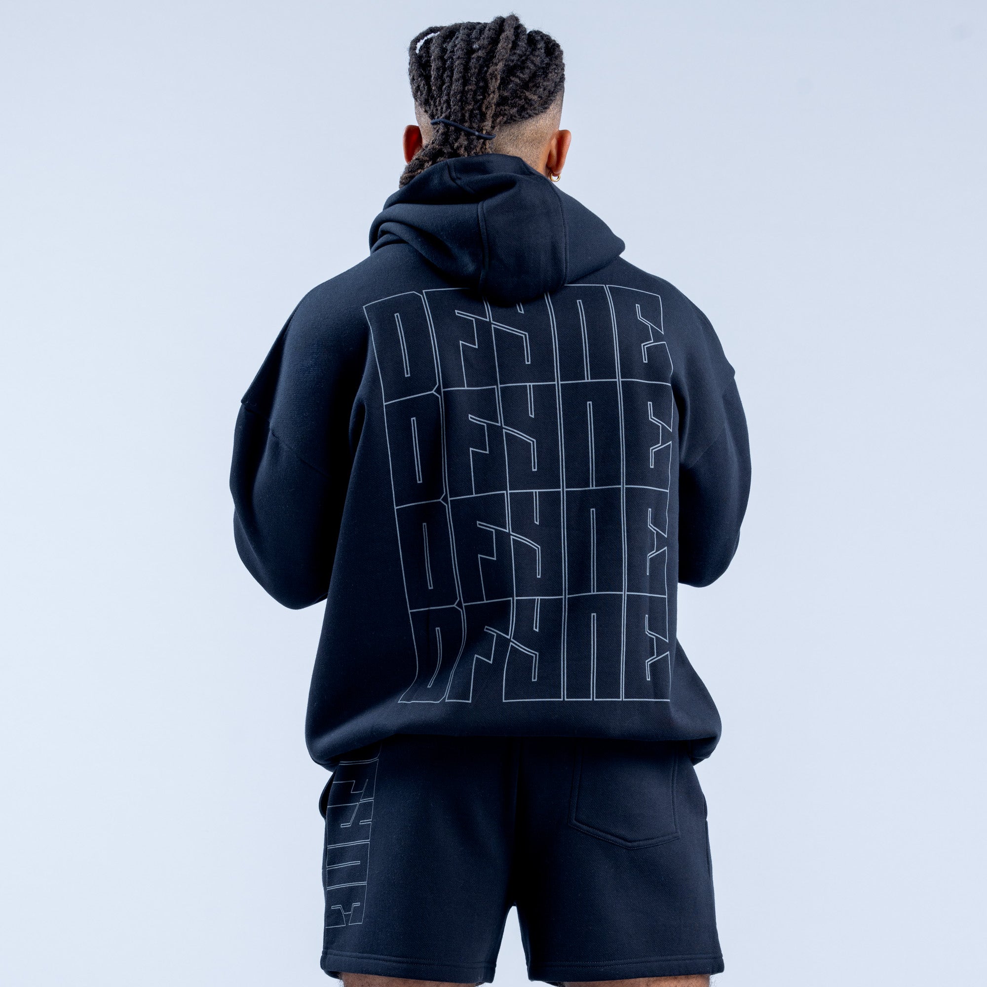 DFYNE Recharge Graphic Hoodie Herren Schwarz | 468MHZYRF