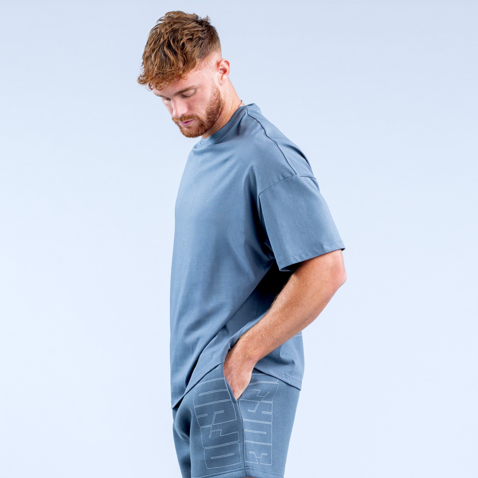 DFYNE Recharge Graphic T-Shirt Herren Grau | 671GVQFKW