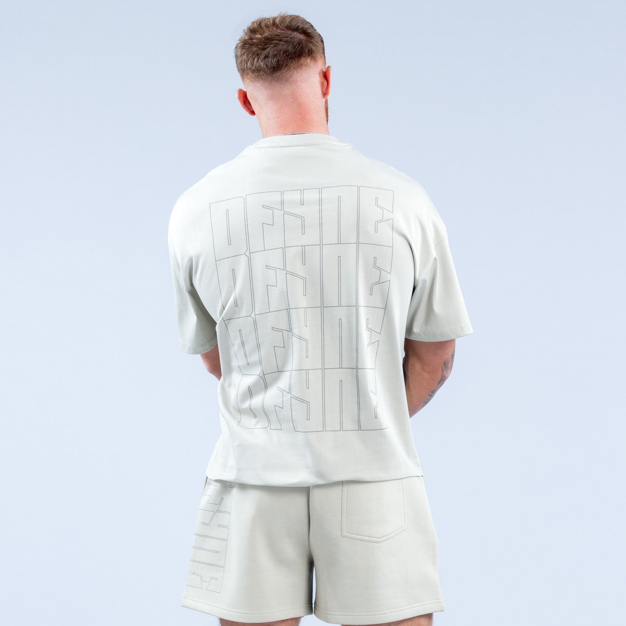 DFYNE Recharge Graphic T-Shirt Herren Grau | 175CJKBUW