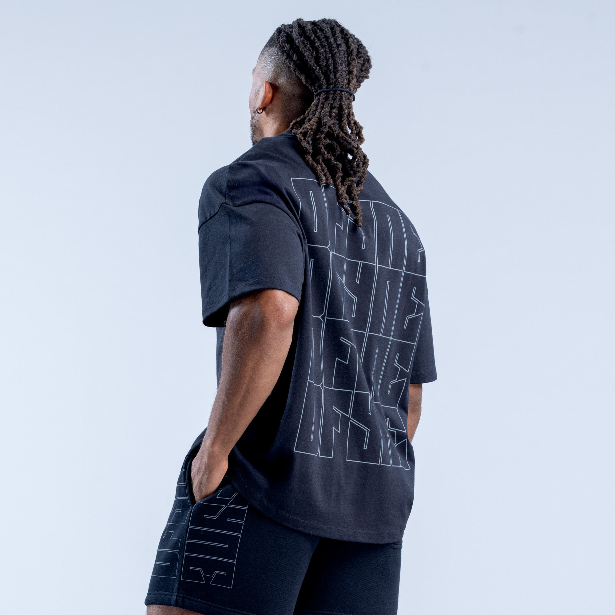 DFYNE Recharge Graphic T-Shirt Herren Schwarz | 576KWCRUB