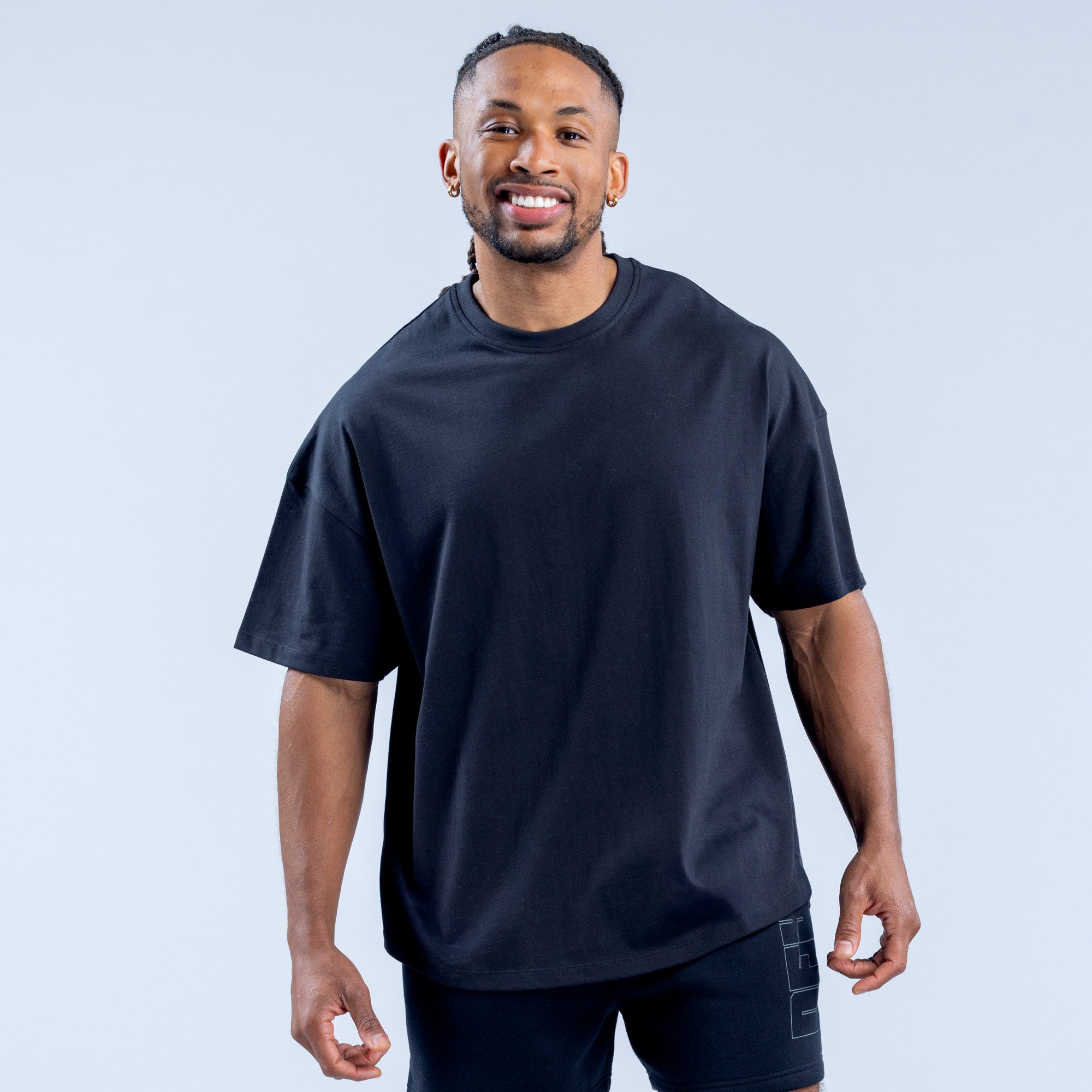 DFYNE Recharge Graphic T-Shirt Herren Schwarz | 576KWCRUB