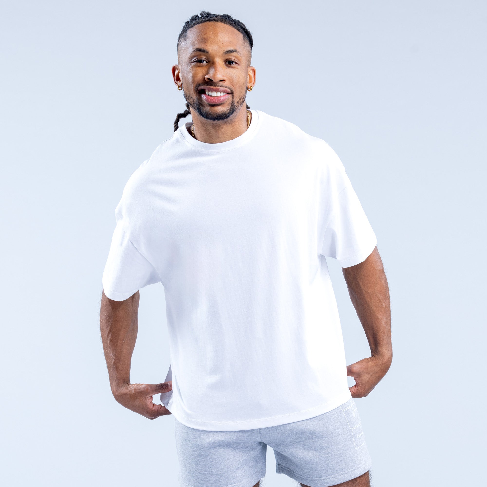 DFYNE Recharge Graphic T-Shirt Herren Weiß | 307LTSXGN