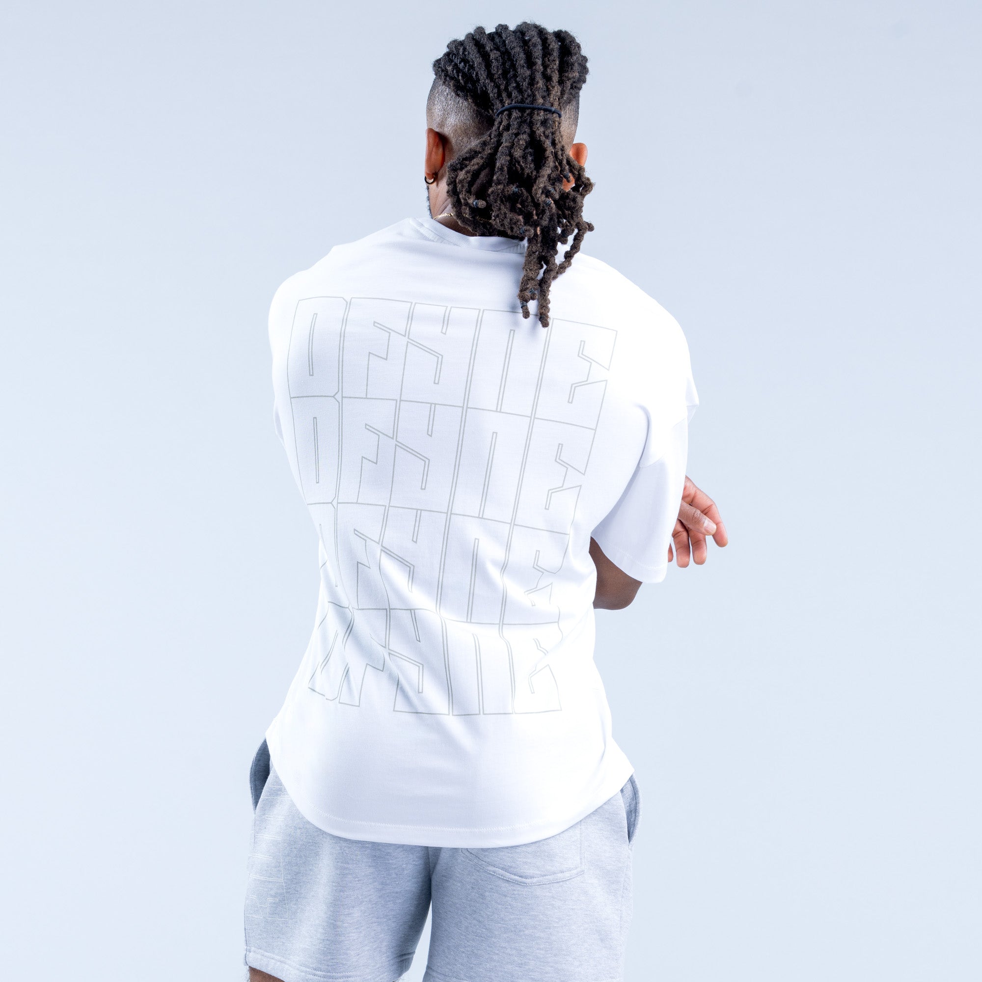 DFYNE Recharge Graphic T-Shirt Herren Weiß | 307LTSXGN