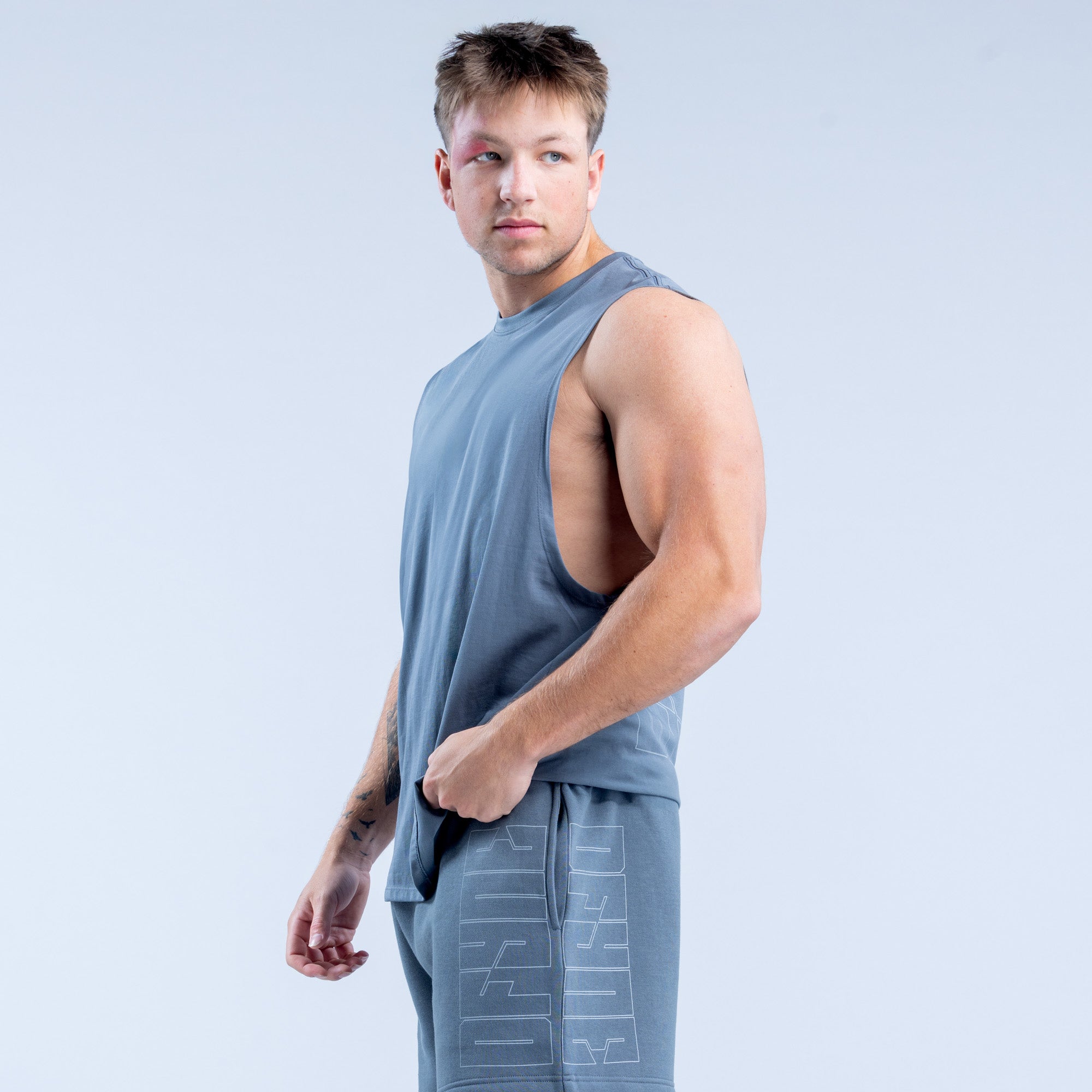 DFYNE Recharge Graphic Tanktop Herren Grau | 759LVYURW