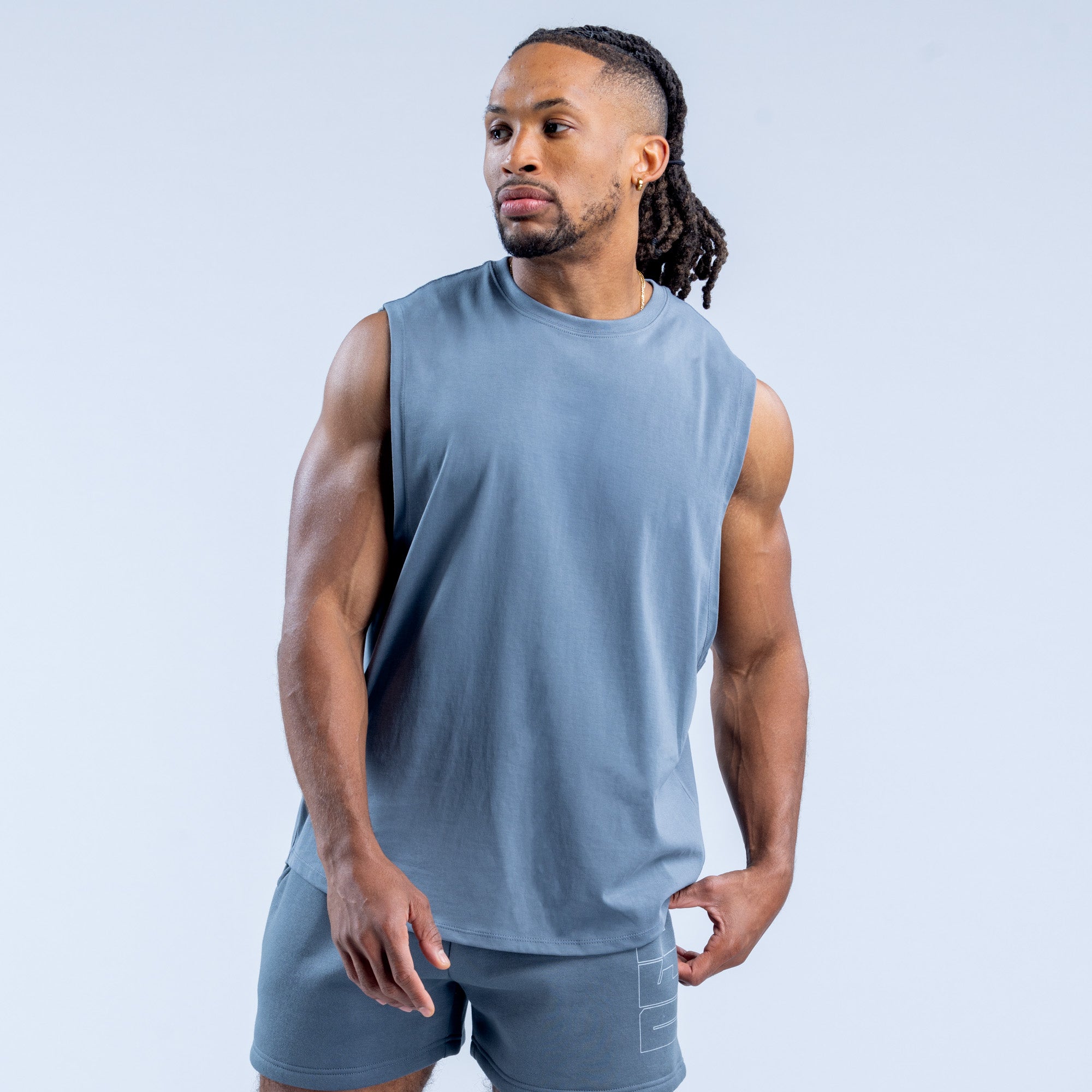 DFYNE Recharge Graphic Tanktop Herren Grau | 759LVYURW