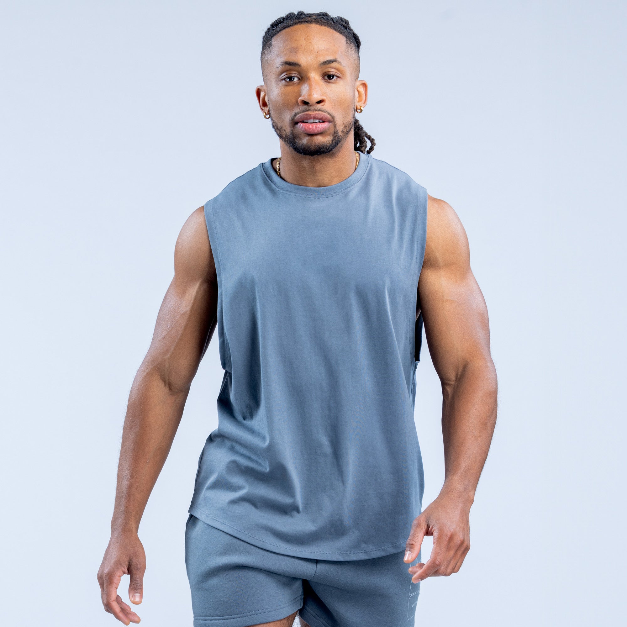 DFYNE Recharge Graphic Tanktop Herren Grau | 759LVYURW