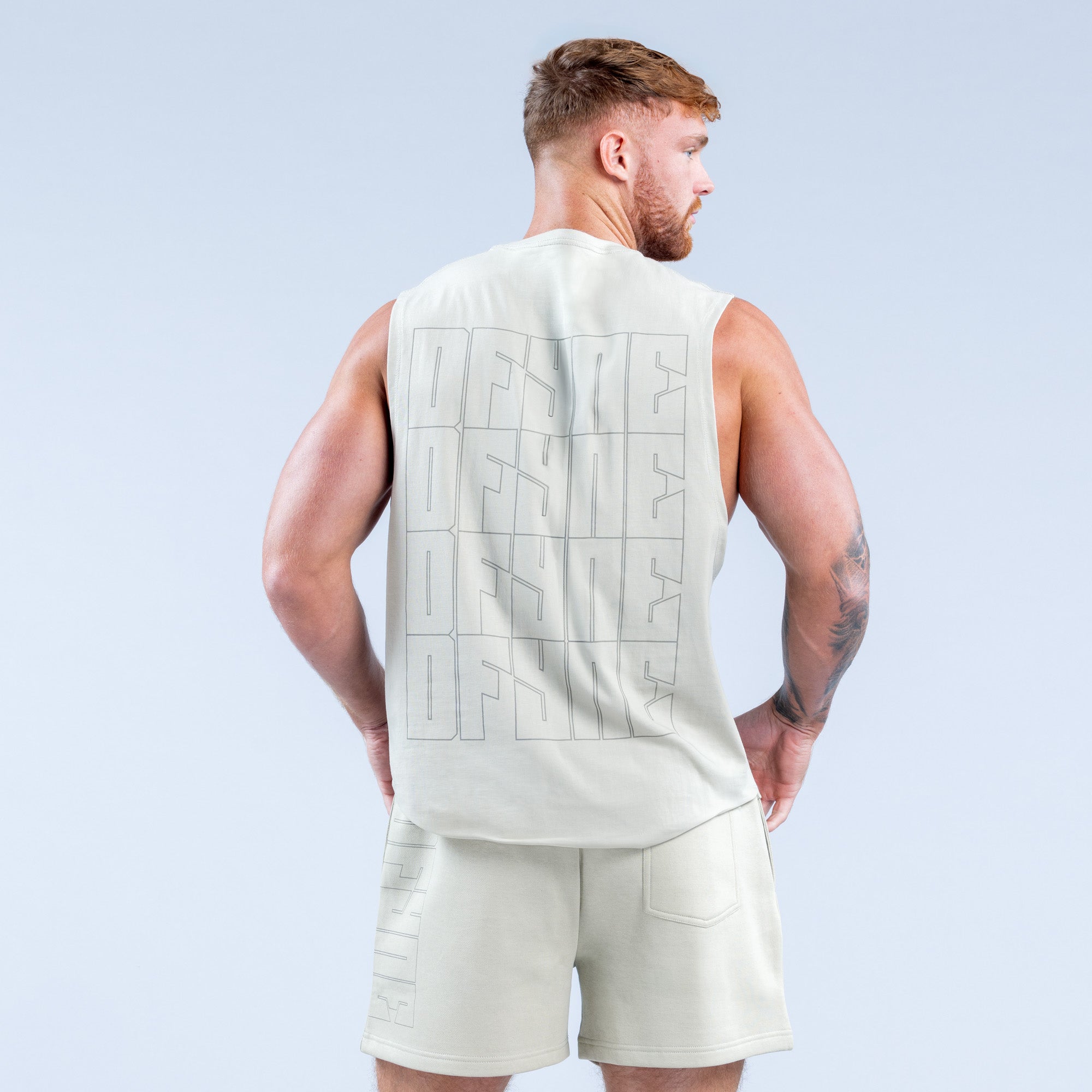 DFYNE Recharge Graphic Tanktop Herren Grau | 914RUBPCF