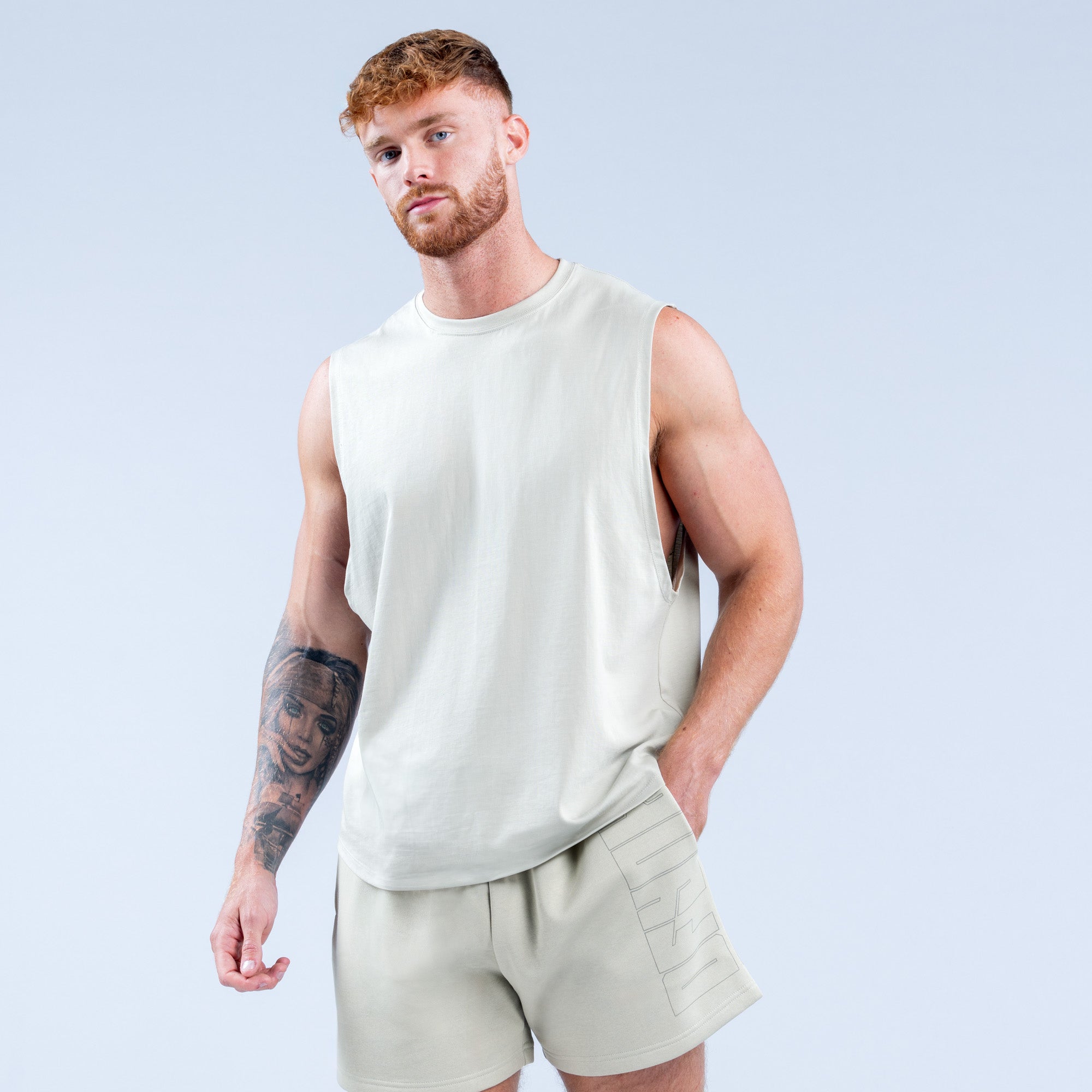 DFYNE Recharge Graphic Tanktop Herren Grau | 914RUBPCF