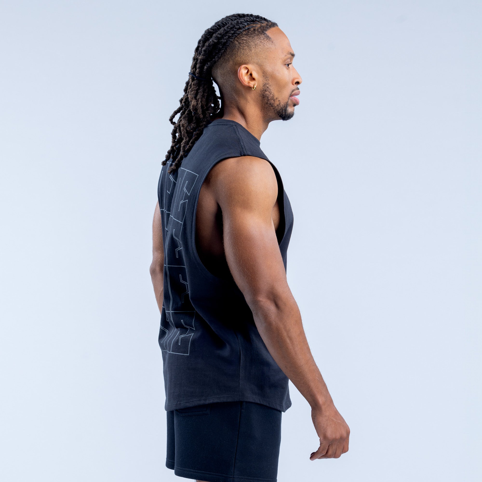 DFYNE Recharge Graphic Tanktop Herren Schwarz | 379DKOWAP