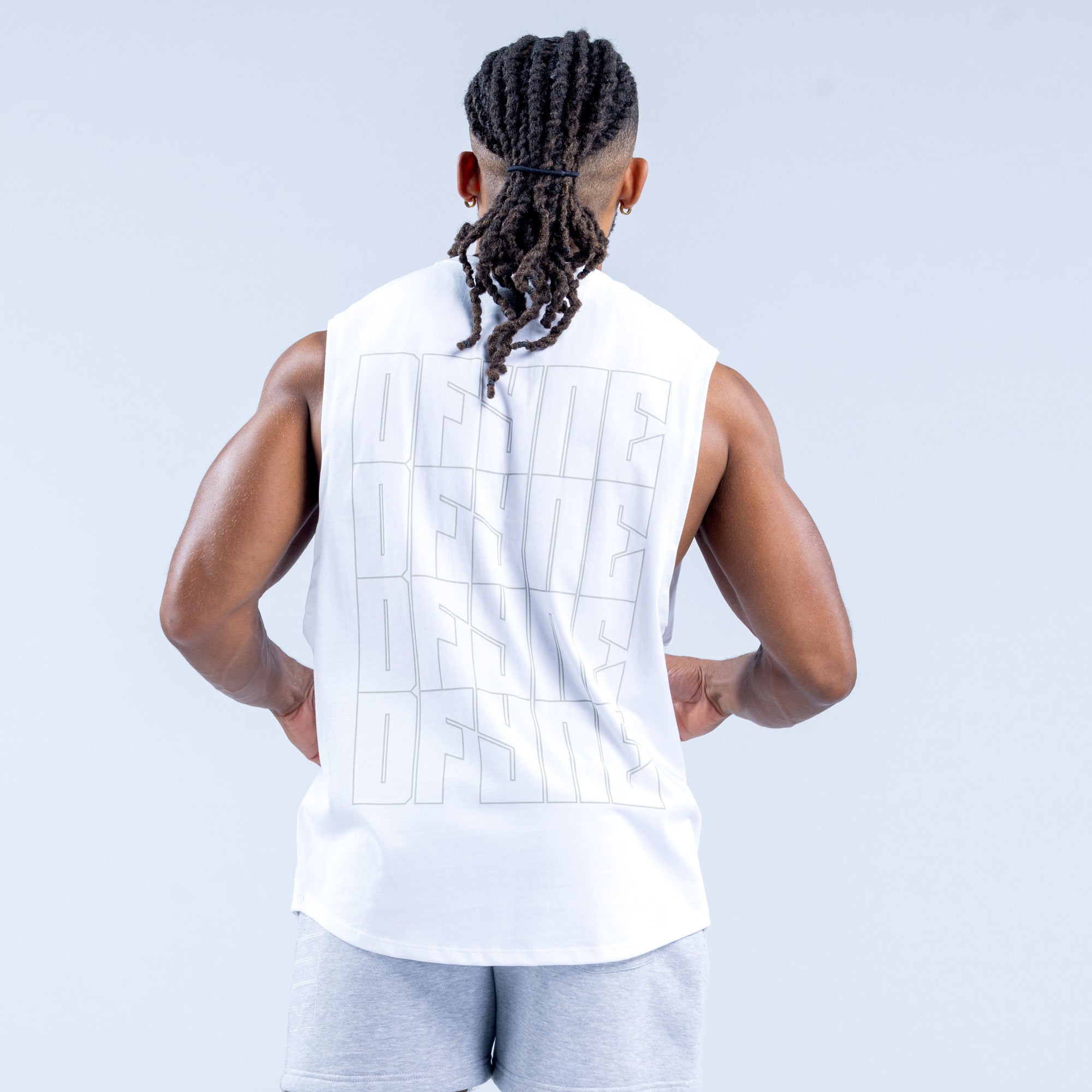 DFYNE Recharge Graphic Tanktop Herren Weiß | 302LZKDCN