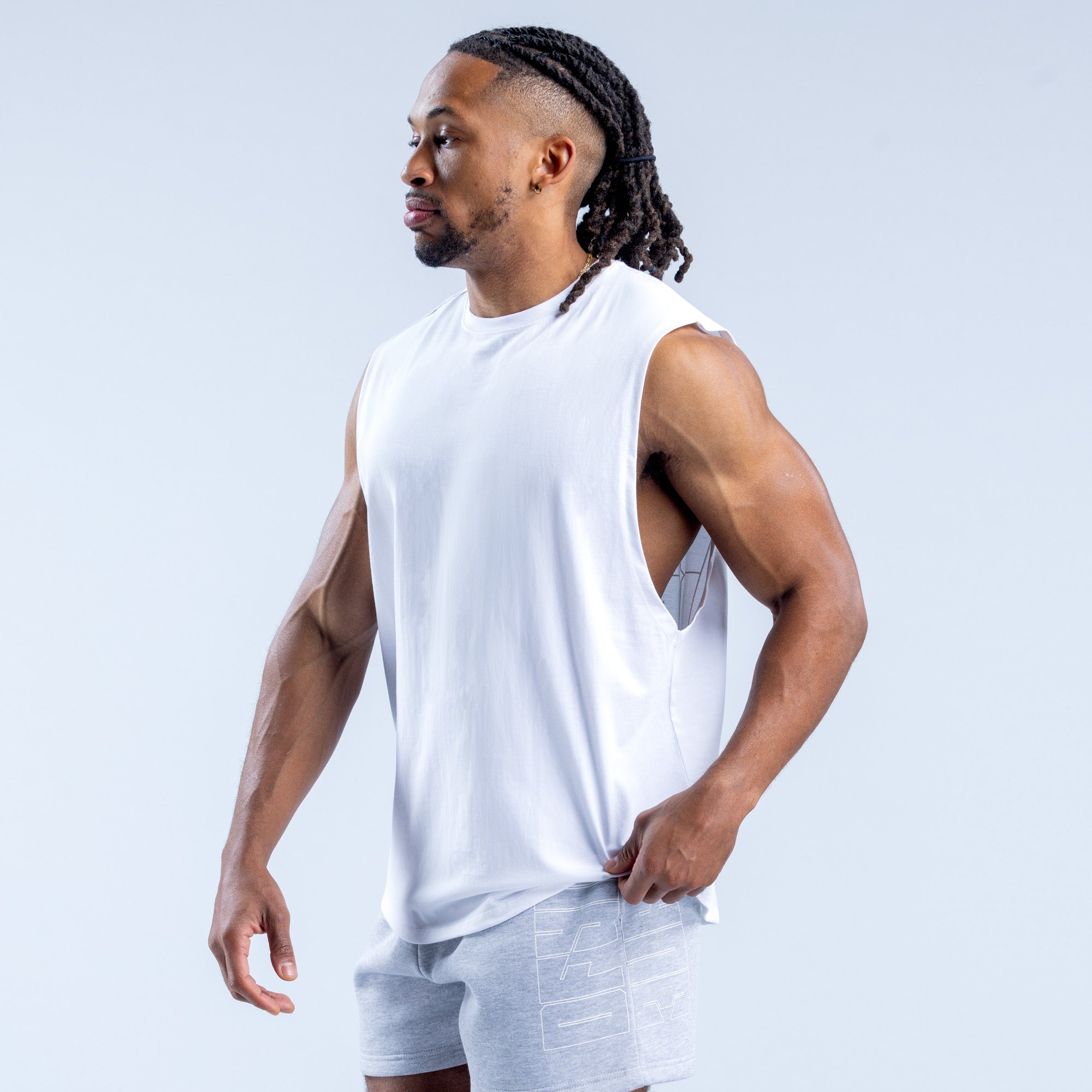 DFYNE Recharge Graphic Tanktop Herren Weiß | 302LZKDCN