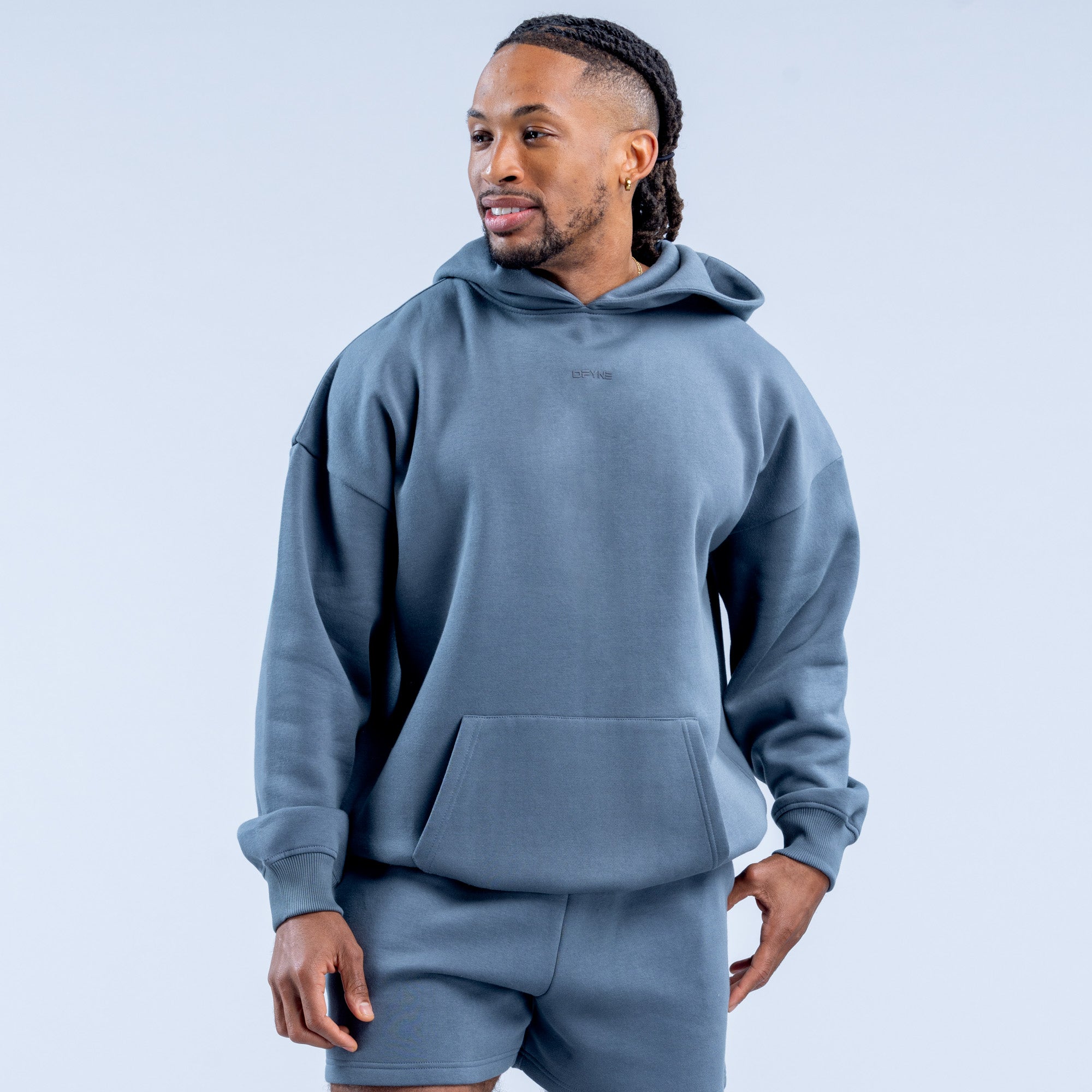 DFYNE Recharge Hoodie Herren Grau | 374ZHBMRD