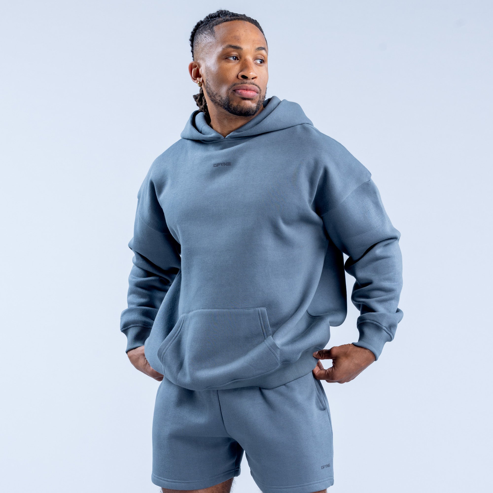 DFYNE Recharge Hoodie Herren Grau | 374ZHBMRD