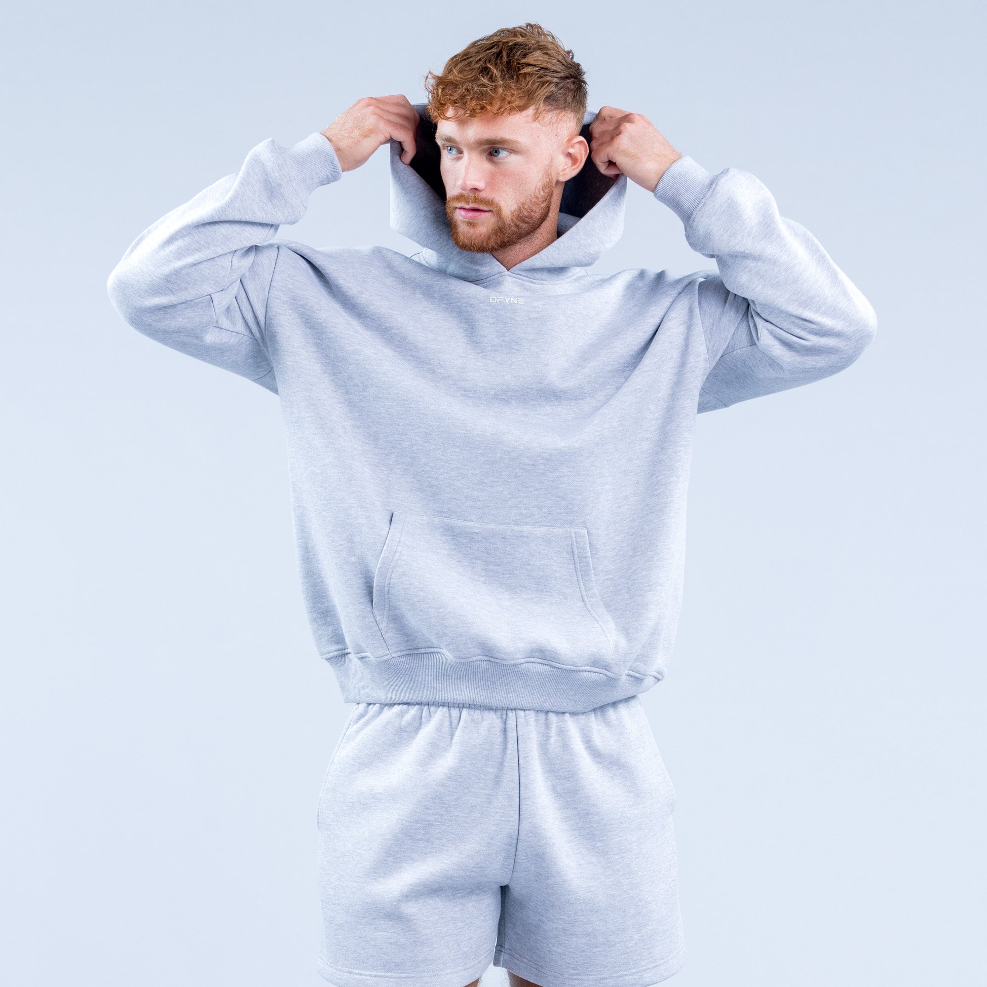 DFYNE Recharge Hoodie Herren Grau | 712HGZUEW